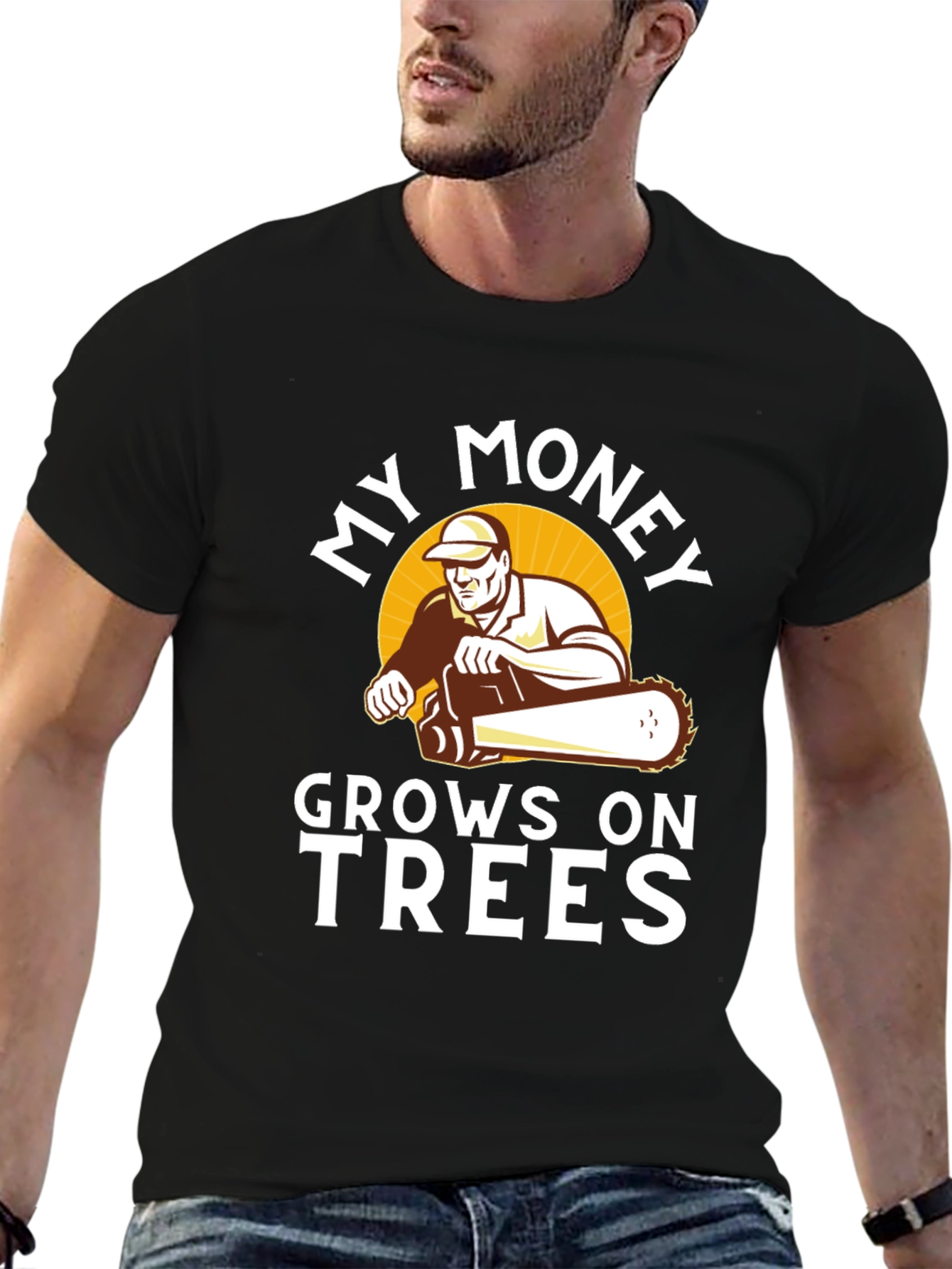 My Money Grows on Trees T-Shirt - Lumberjack Tee