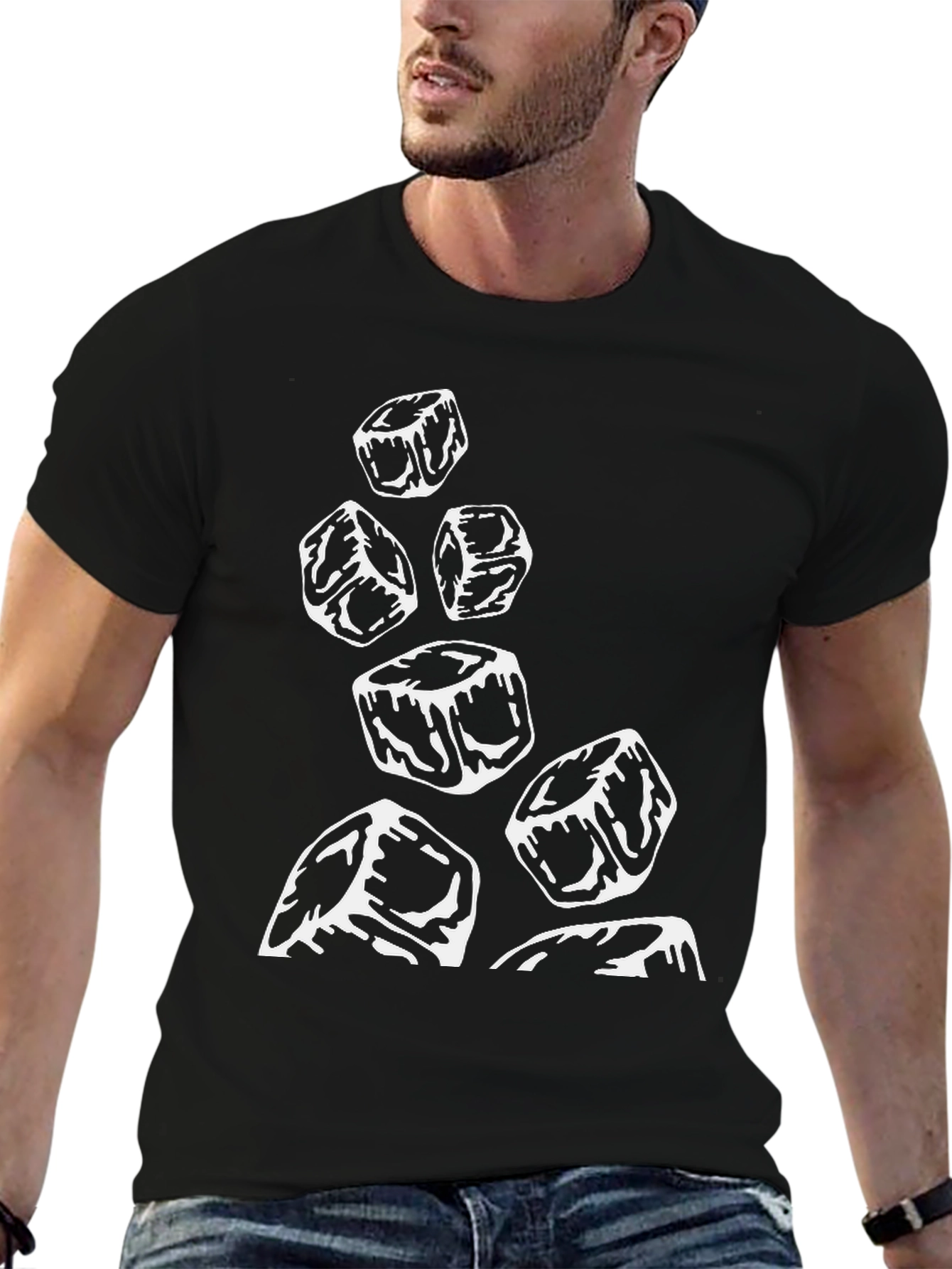 Ice Cube Graphic Tee - Cool Black T-Shirt