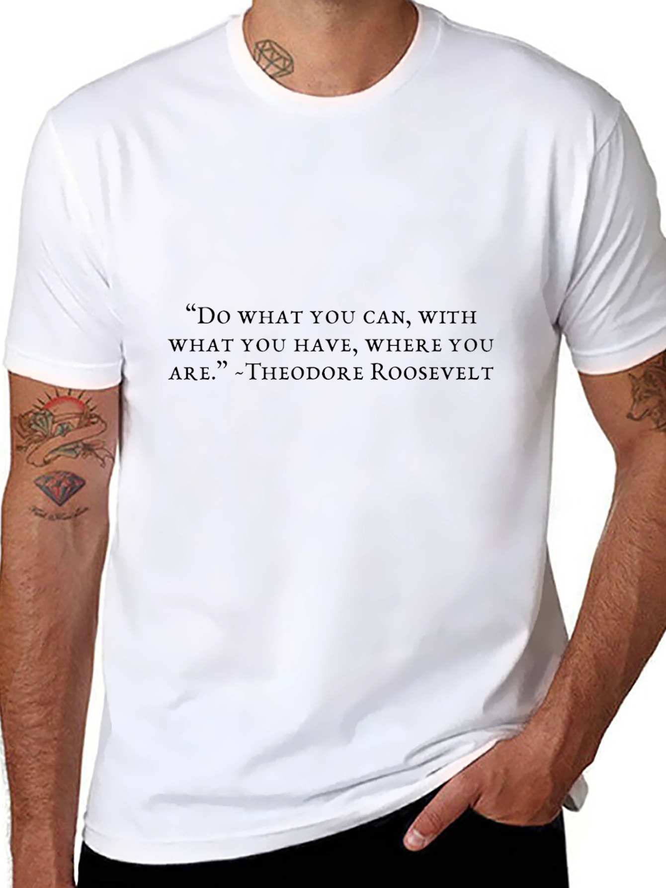 Theodore Roosevelt Quote T-Shirt