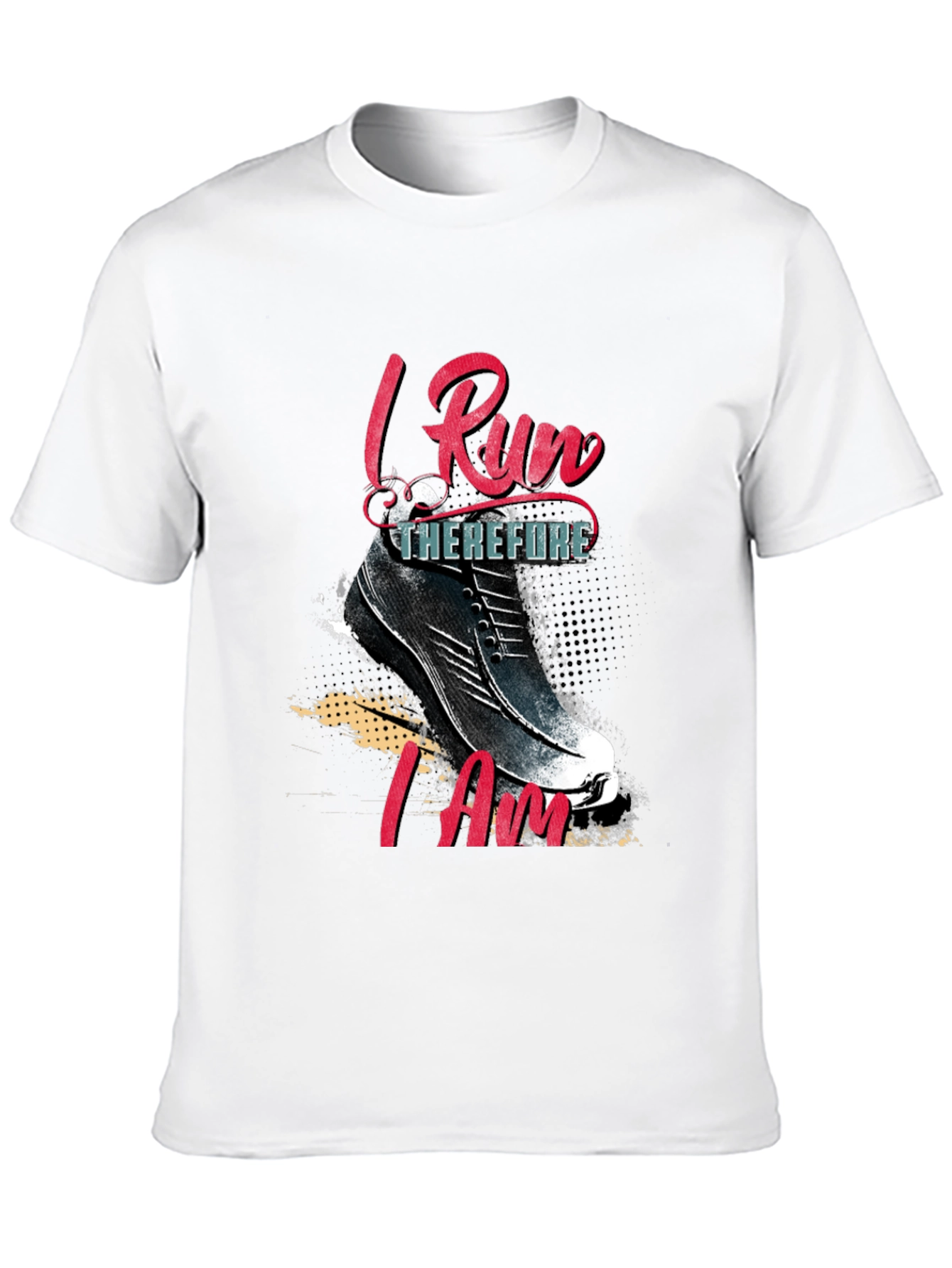 I Run Therefore I Am Graphic Tee