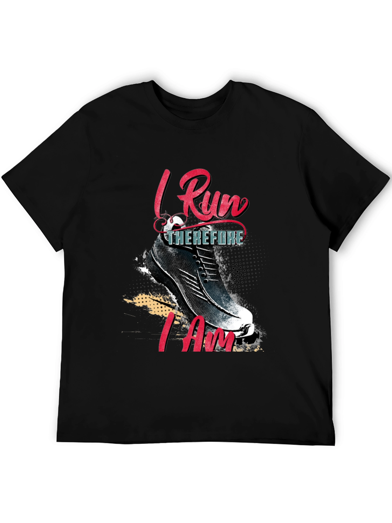 I Run Therefore I Am Graphic Tee