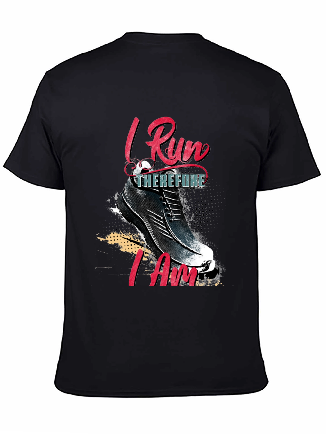 I Run Therefore I Am Graphic Tee