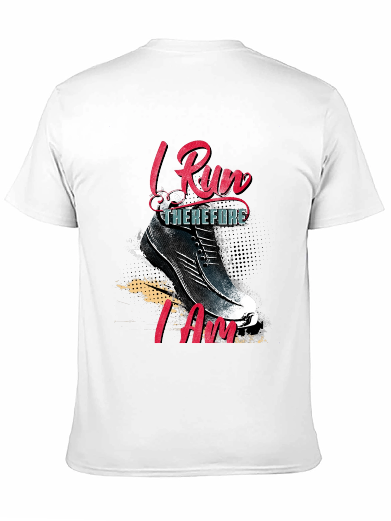 I Run Therefore I Am Graphic Tee