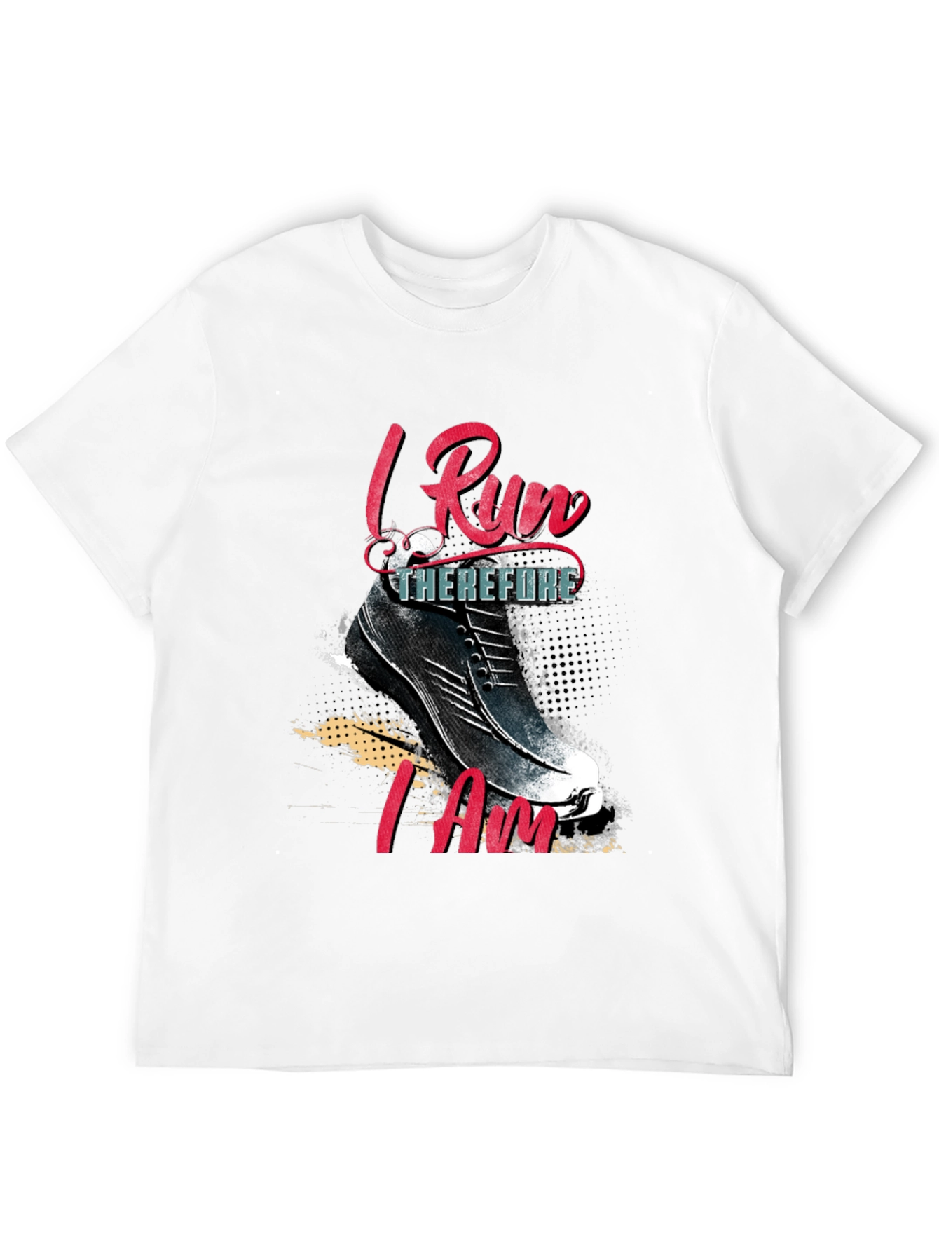 I Run Therefore I Am Graphic Tee