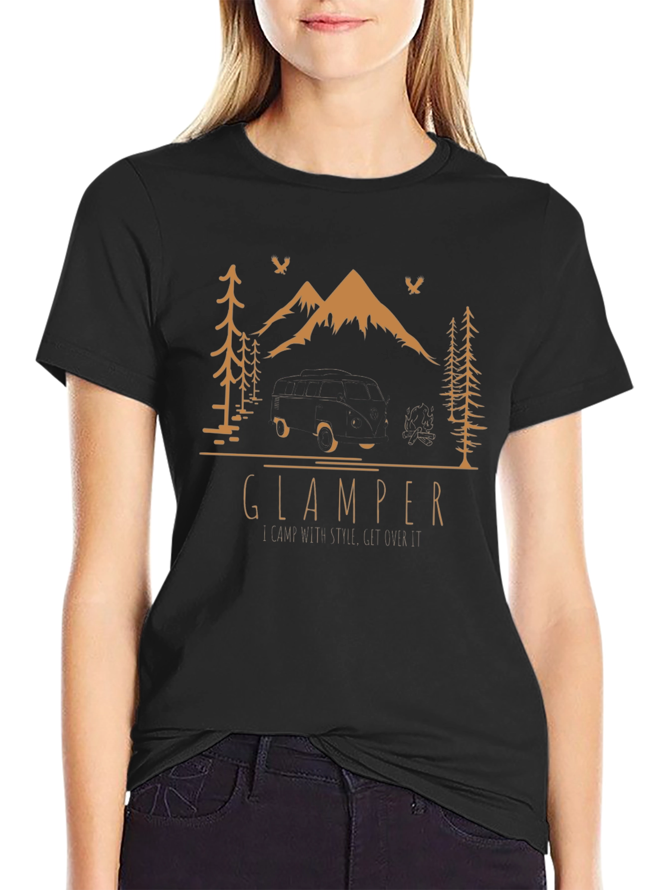 Glamping Graphic Tee - Adventure Awaits
