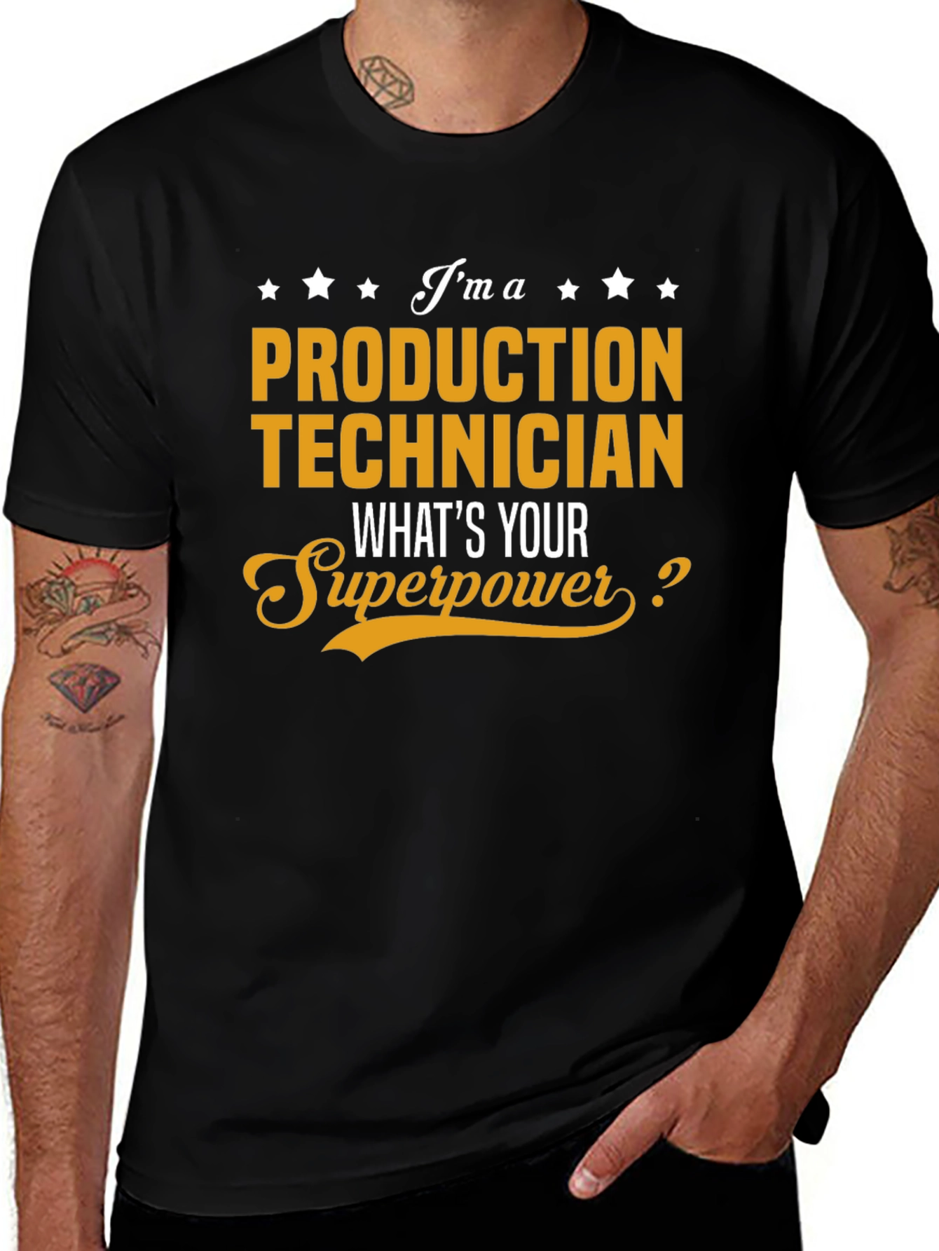 Production Technician Superpower T-Shirt
