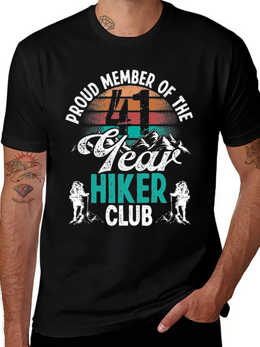 Proud 41 Year Hiker Club T-Shirt