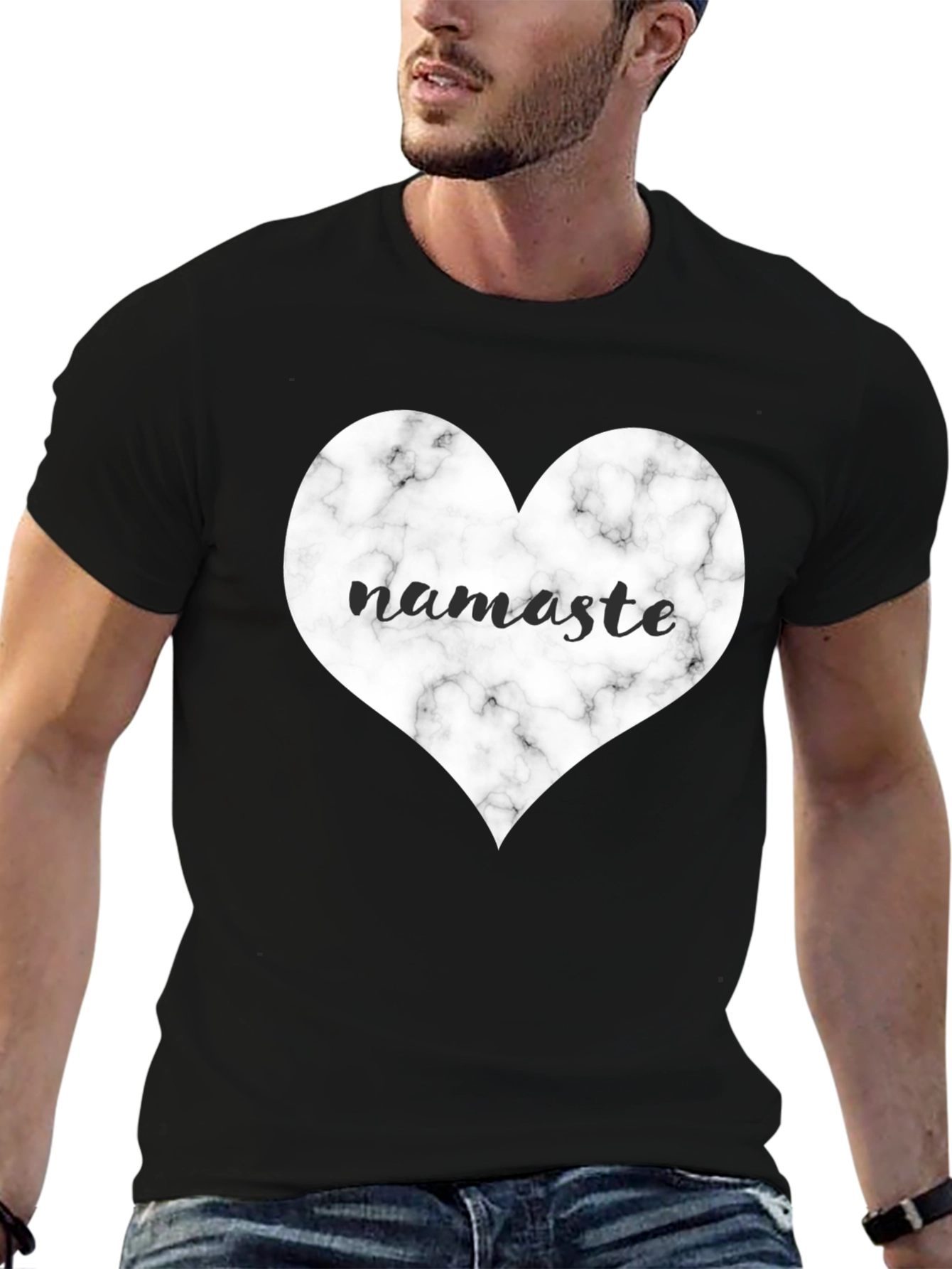 Namaste Heart Graphic Tee