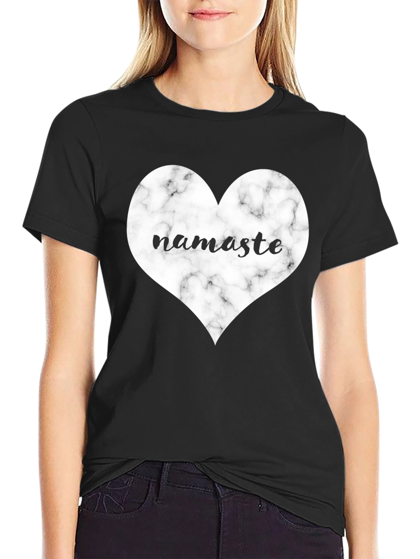 Namaste Heart Graphic Tee