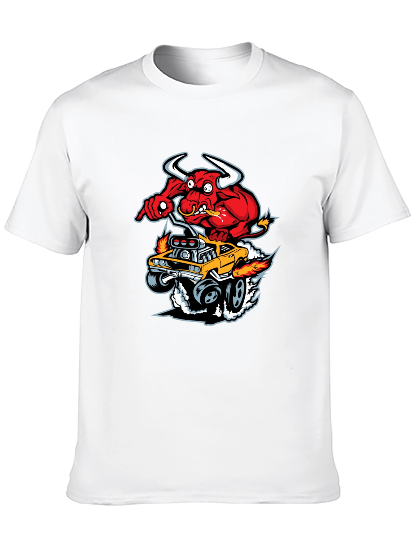 Red Devil Hot Rod T-Shirt - Mens Graphic Tee