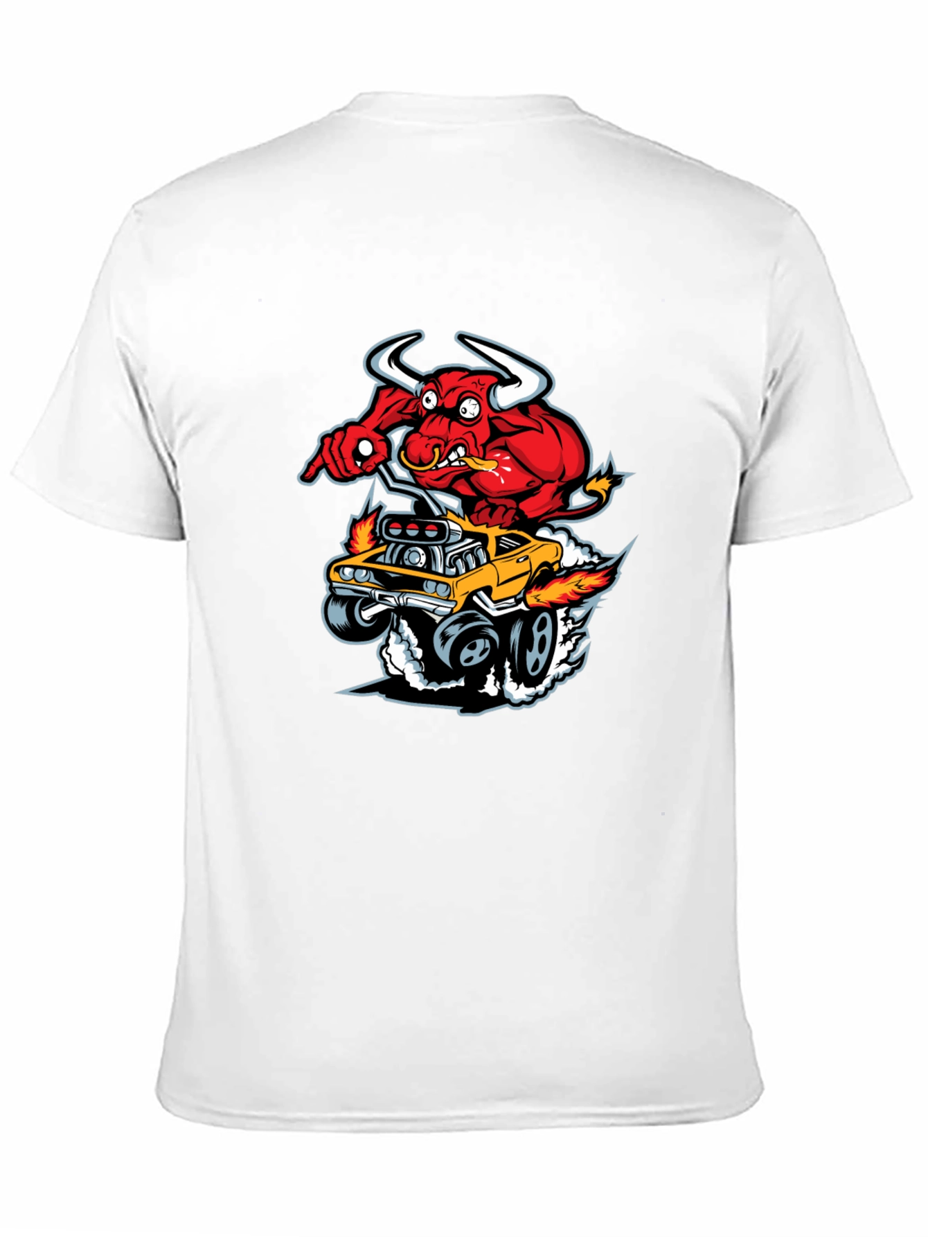 Red Devil Hot Rod T-Shirt - Mens Graphic Tee