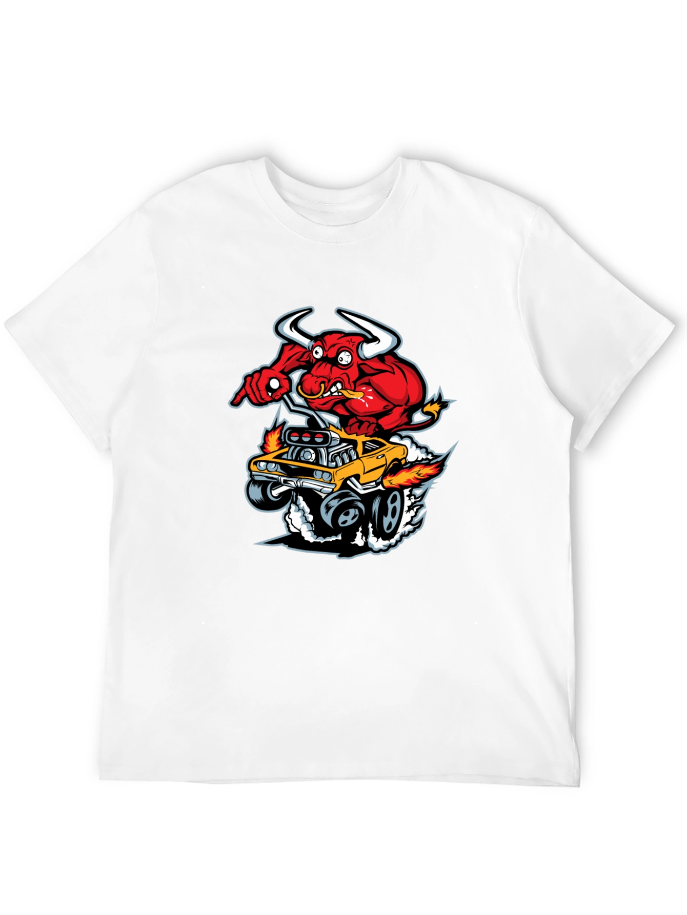 Red Devil Hot Rod T-Shirt - Mens Graphic Tee