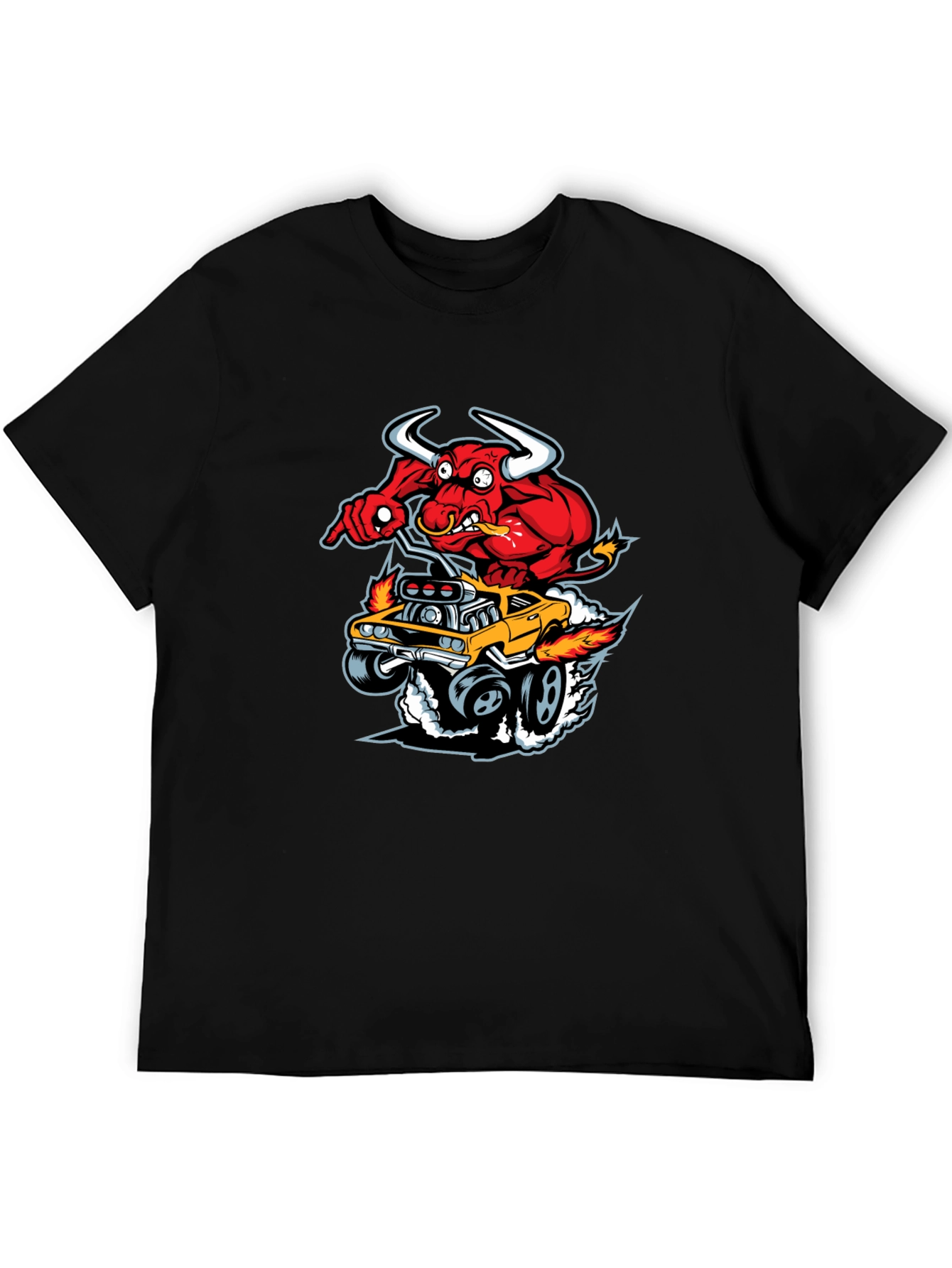 Red Devil Hot Rod T-Shirt - Mens Graphic Tee
