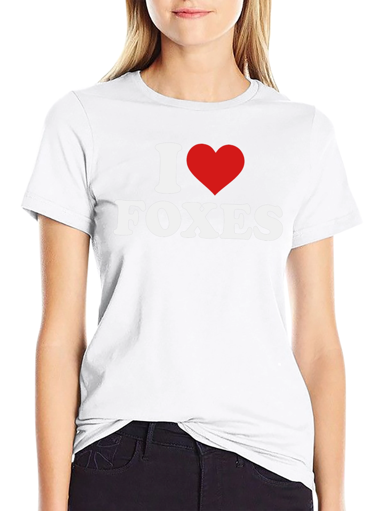 I Love Foxes T-Shirt - Novelty Tee