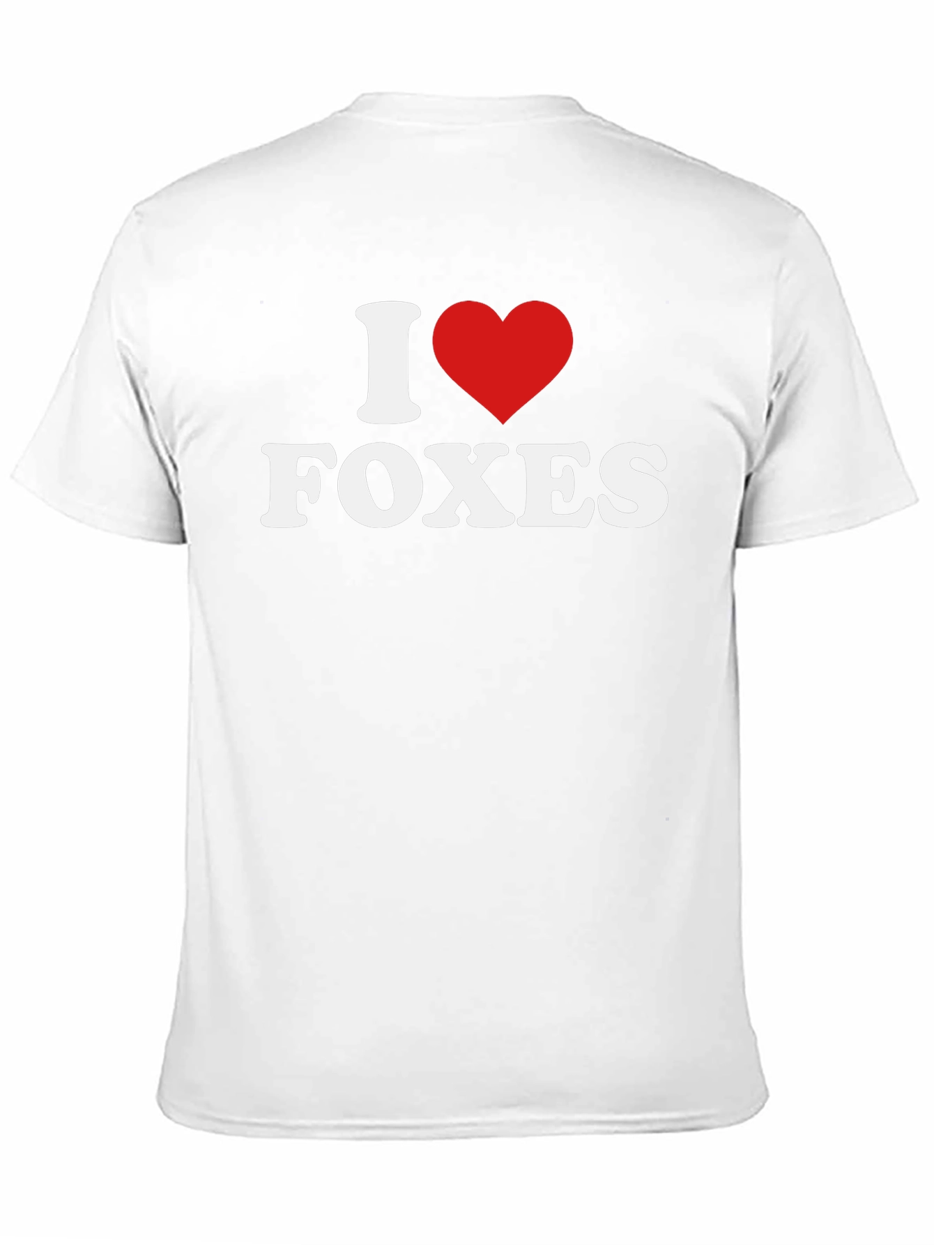 I Love Foxes T-Shirt - Novelty Tee