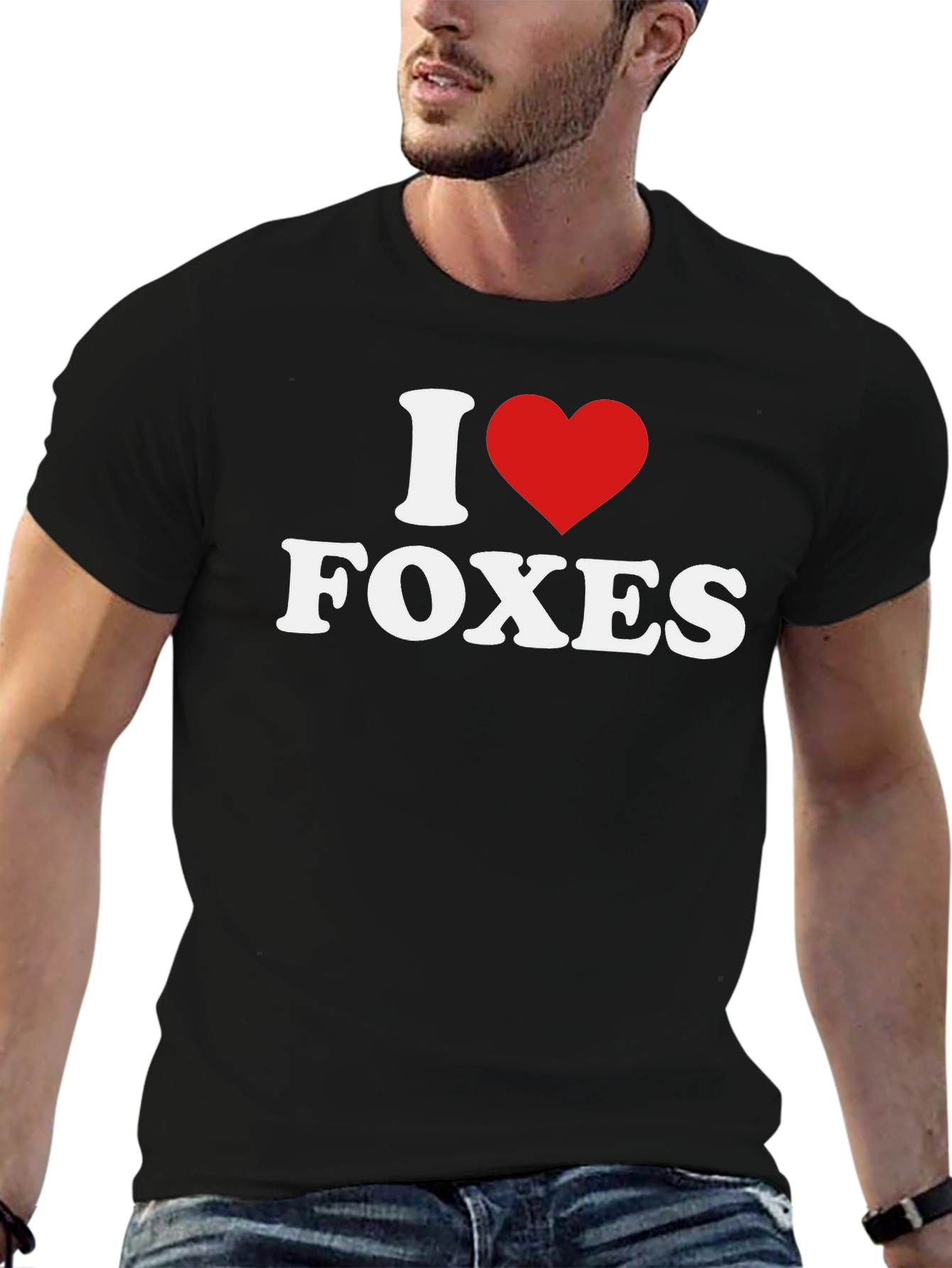 I Love Foxes T-Shirt - Novelty Tee
