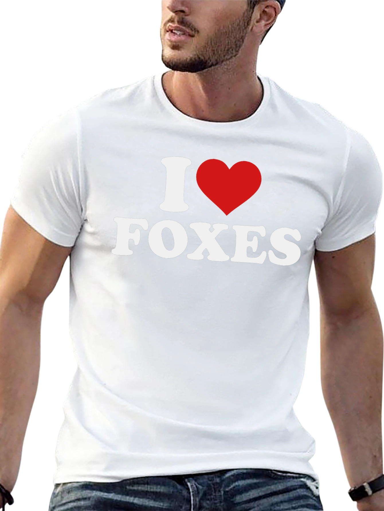 I Love Foxes T-Shirt - Novelty Tee