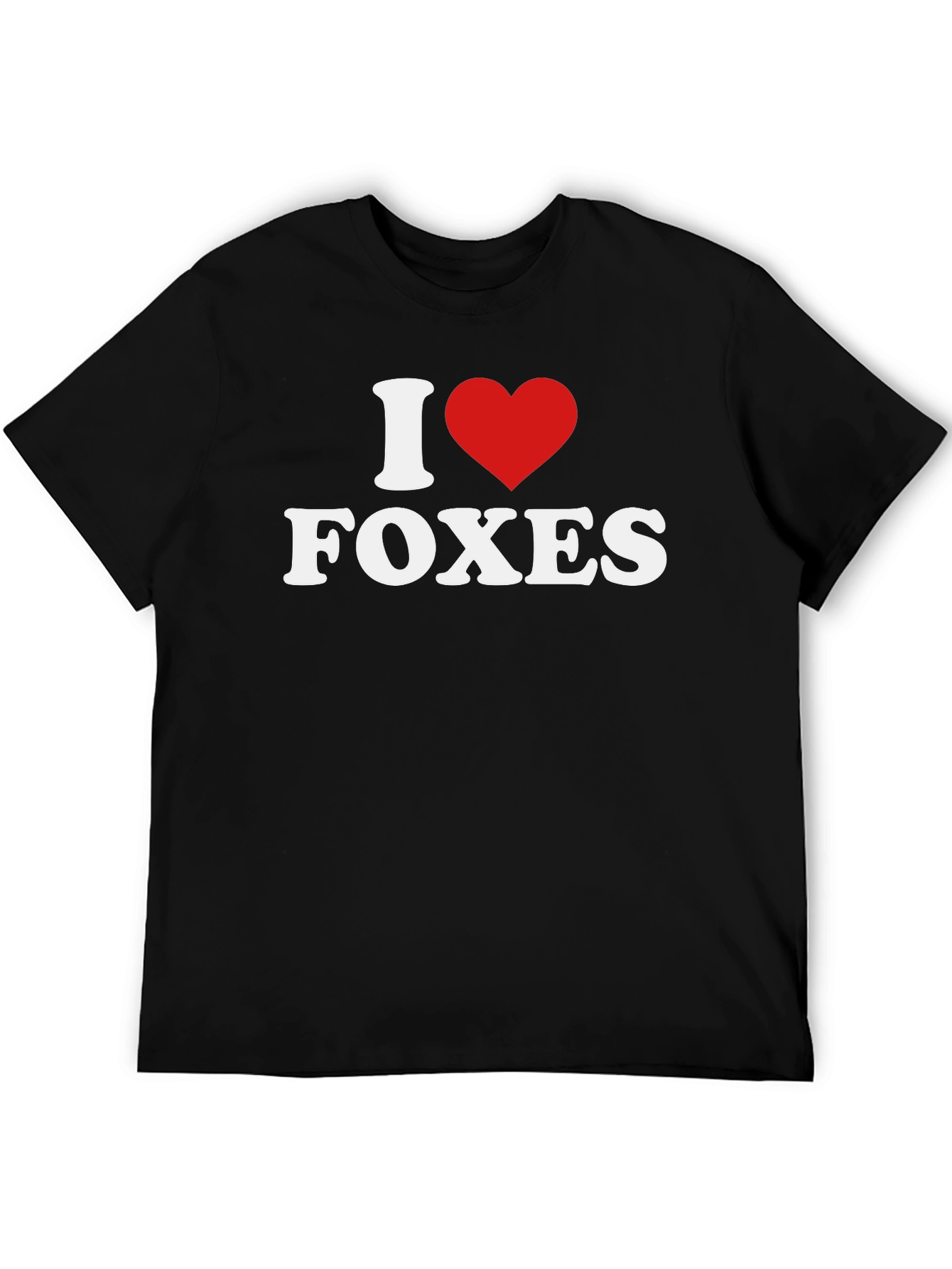 I Love Foxes T-Shirt - Novelty Tee