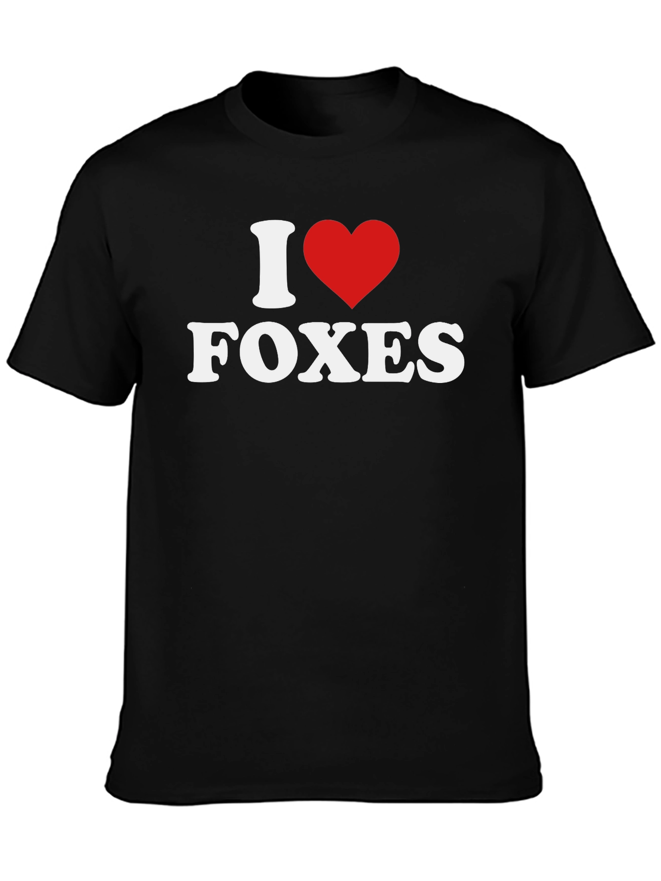 I Love Foxes T-Shirt - Novelty Tee