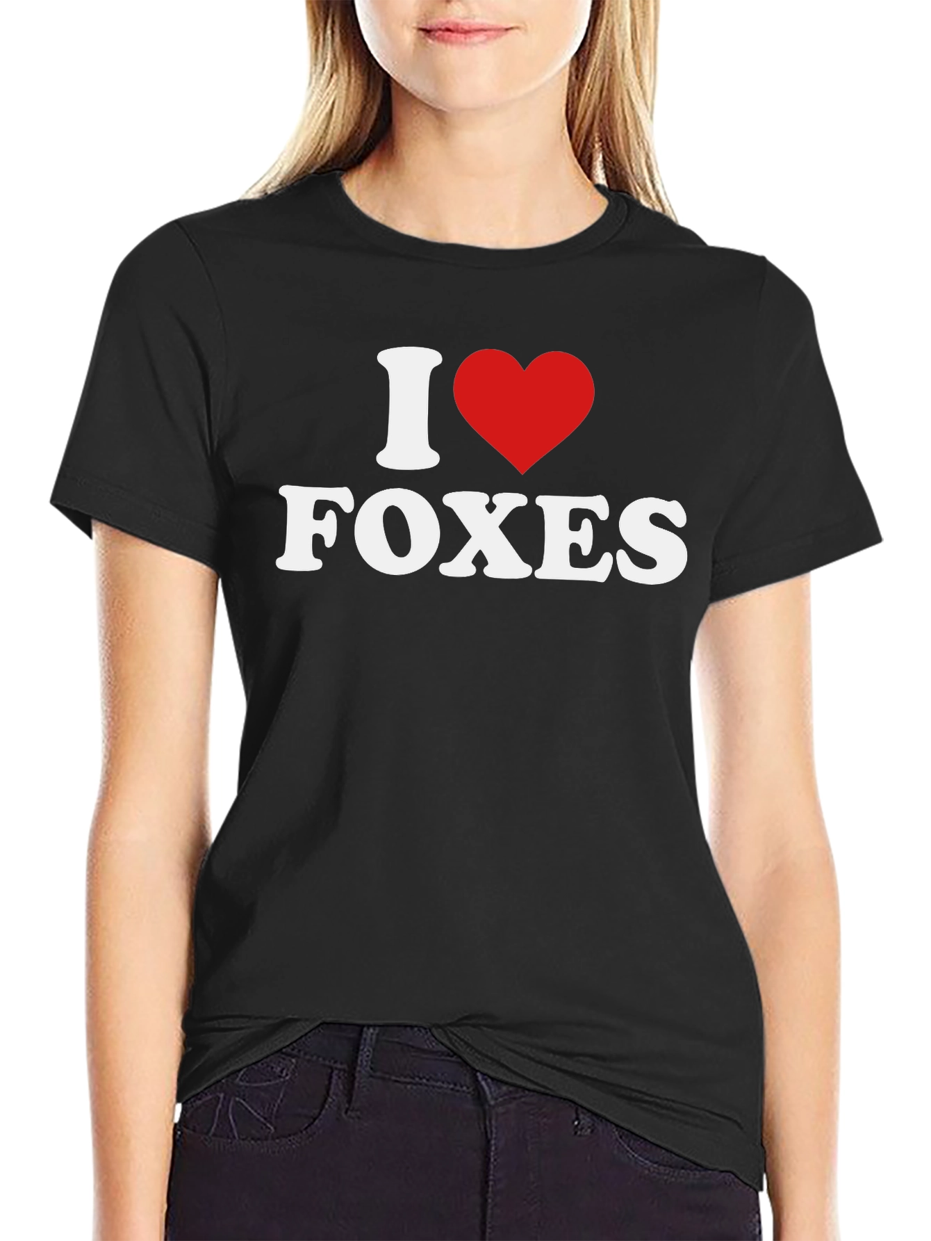 I Love Foxes T-Shirt - Novelty Tee