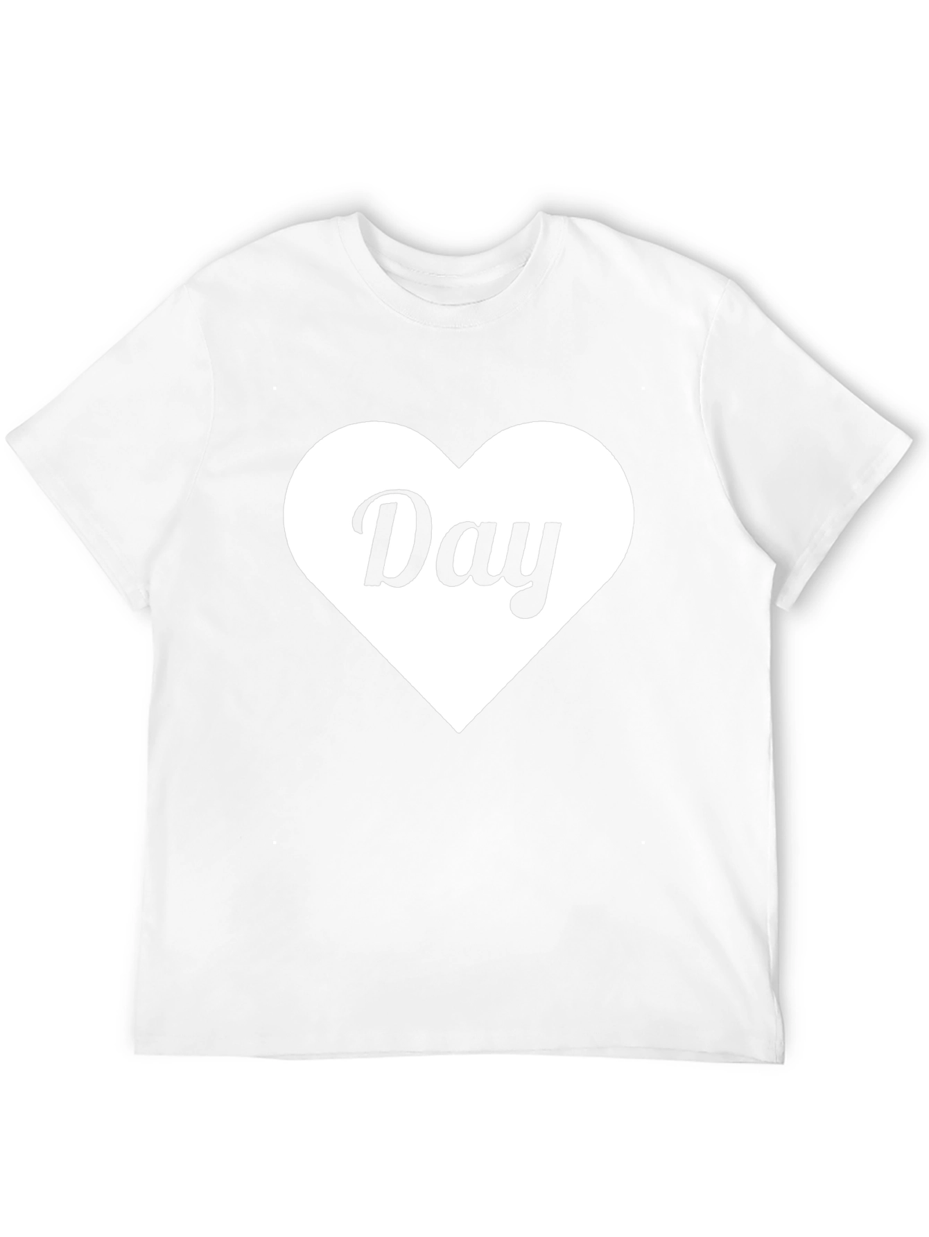 Heart Day T-Shirt - Stylish Black Tee