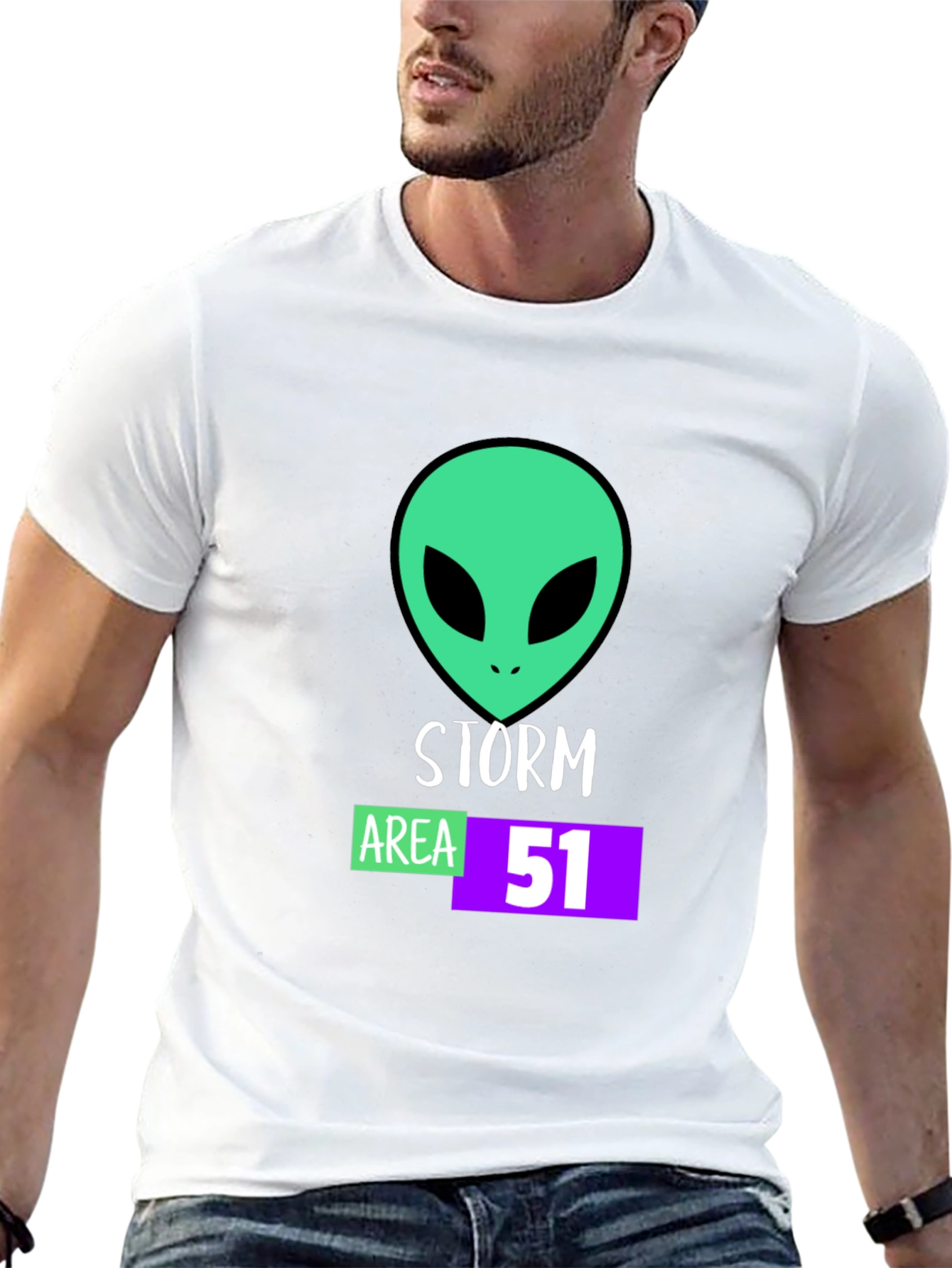 Storm Area 51 Alien Graphic T-Shirt