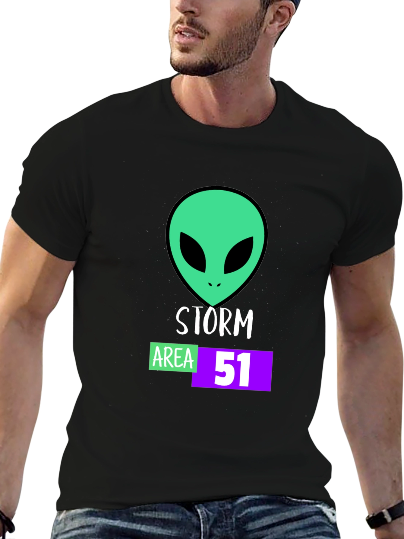 Storm Area 51 Alien Graphic T-Shirt