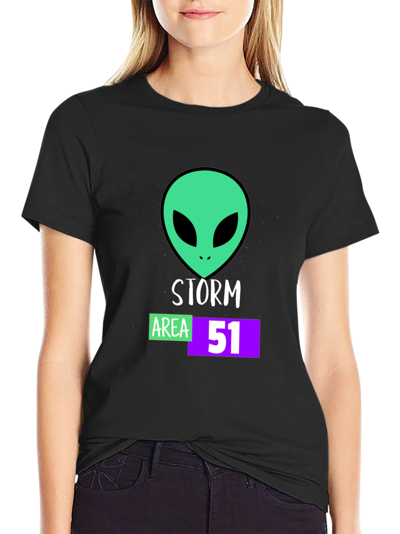 Storm Area 51 Alien Graphic T-Shirt