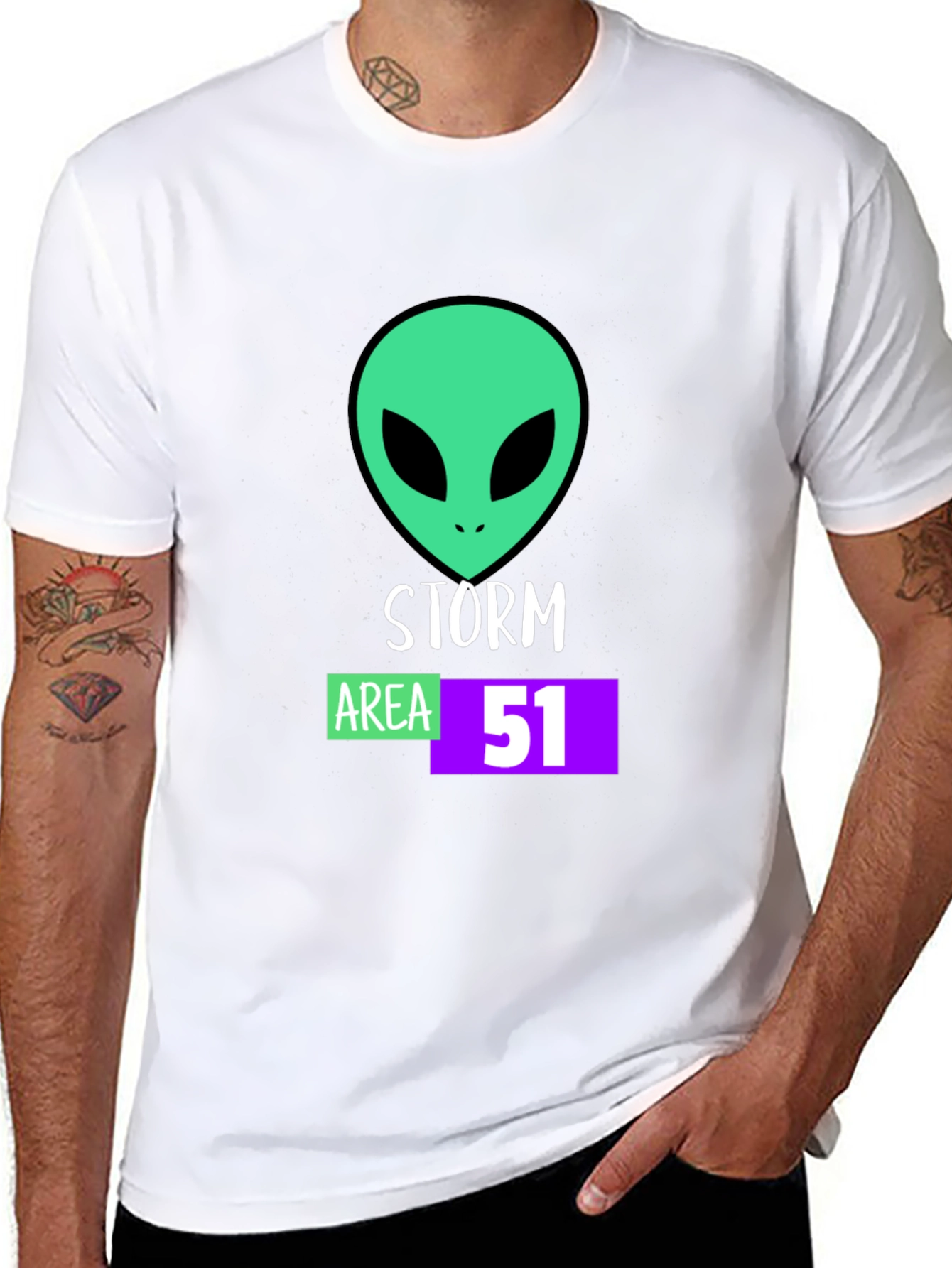 Storm Area 51 Alien Graphic T-Shirt