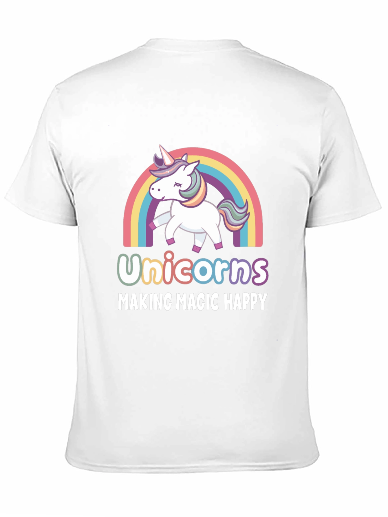 Unicorns Making Magic Happy T-Shirt