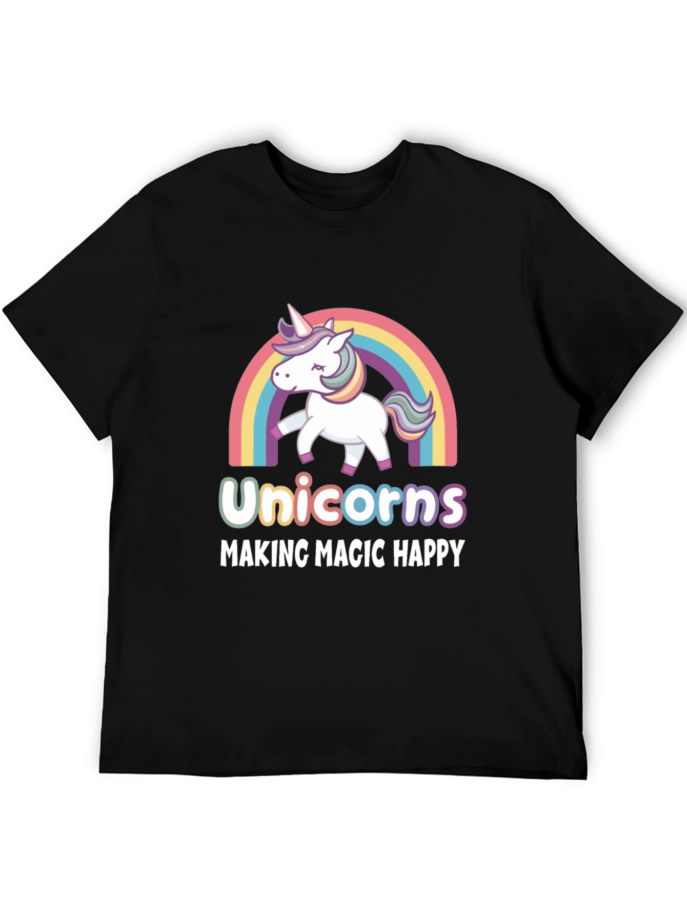 Unicorns Making Magic Happy T-Shirt