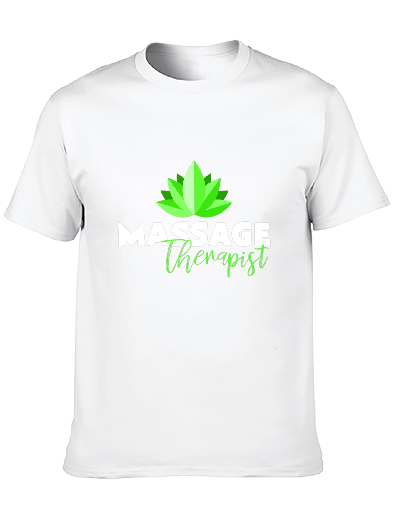 Massage Therapist T-Shirt - Lotus Design