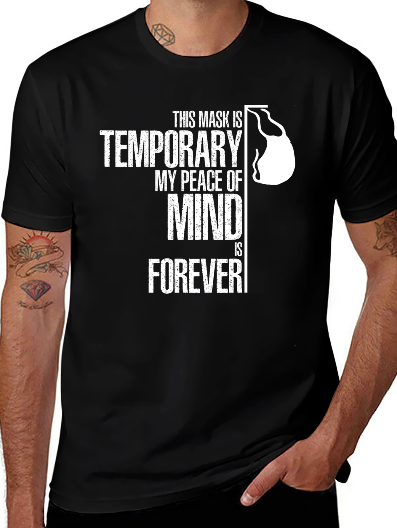 Temporary Mask Peace of Mind T-Shirt