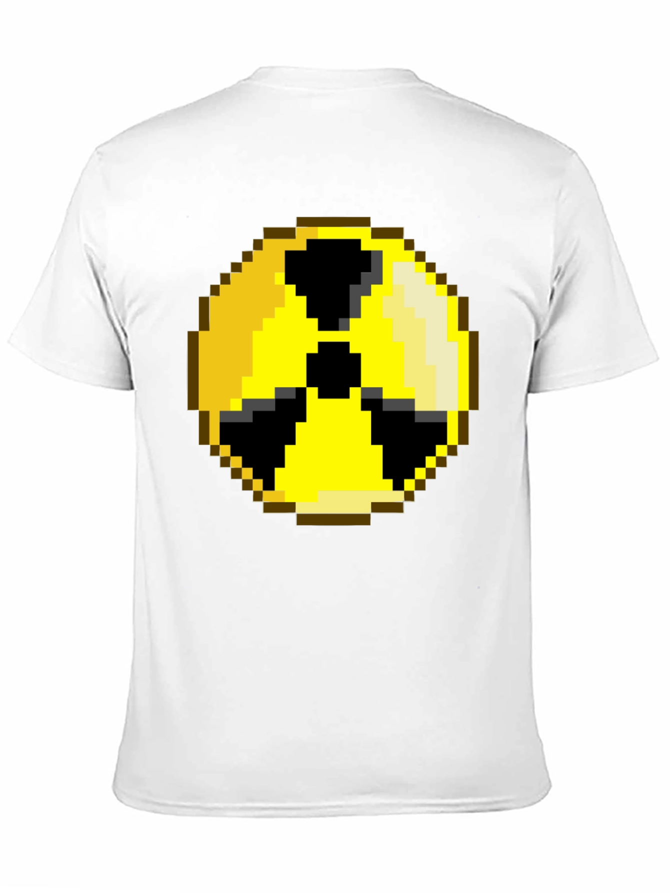 Pixelated Radiation Symbol Graphic Tee