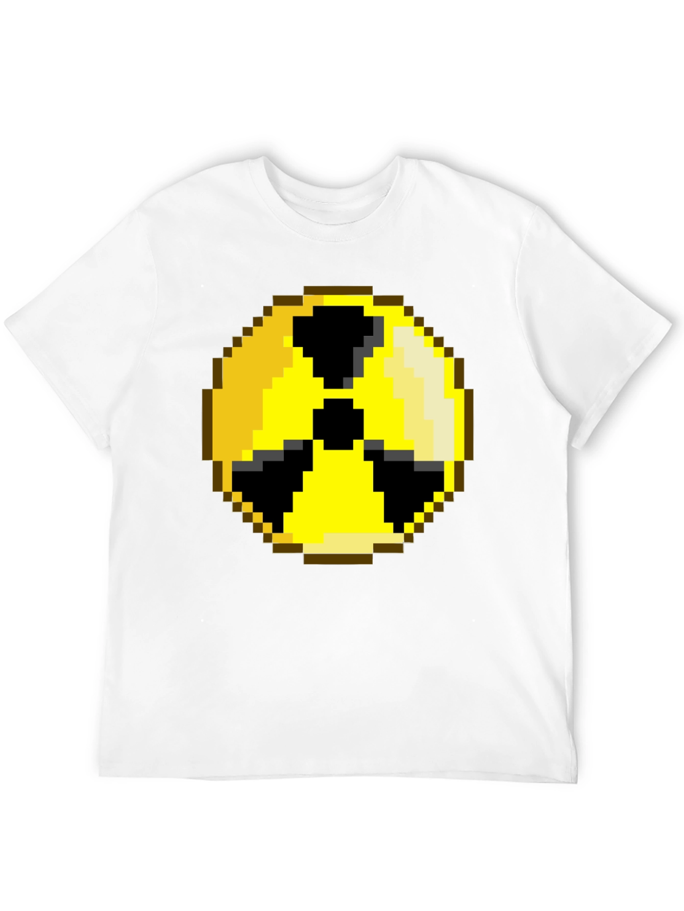 Pixelated Radiation Symbol Graphic Tee