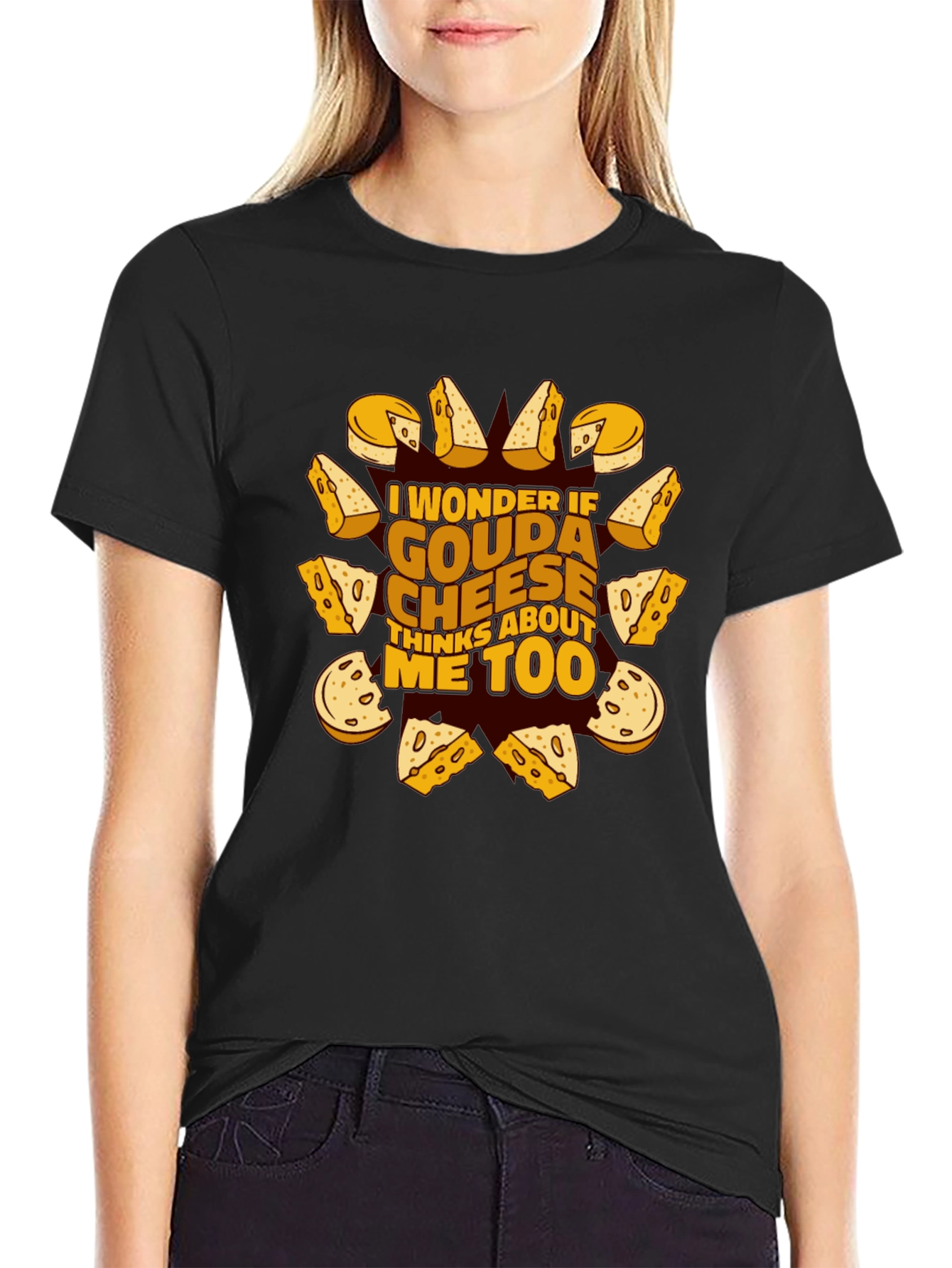 Gouda Cheese Lover T-Shirt Funny Foodie Tee