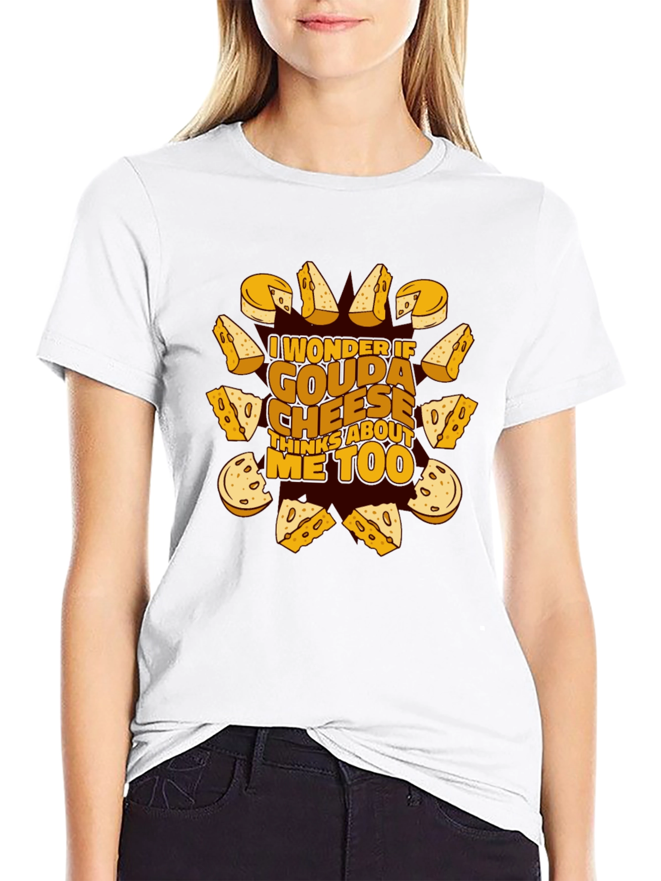 Gouda Cheese Lover T-Shirt Funny Foodie Tee