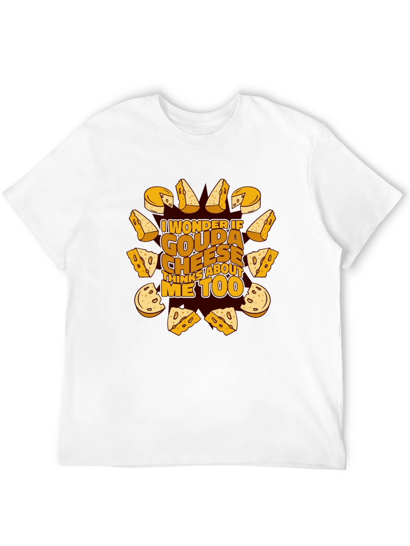 Gouda Cheese Lover T-Shirt Funny Foodie Tee