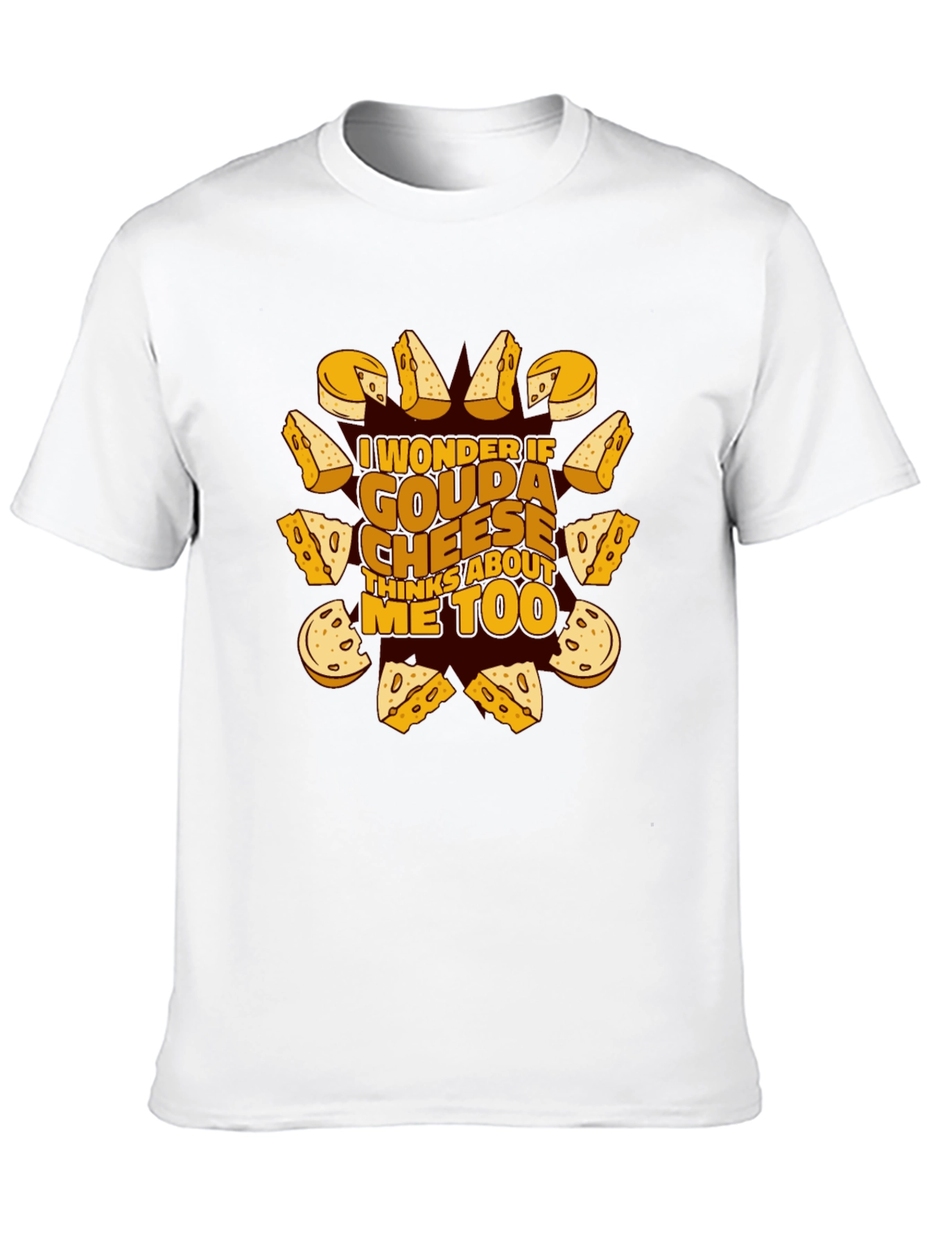 Gouda Cheese Lover T-Shirt Funny Foodie Tee