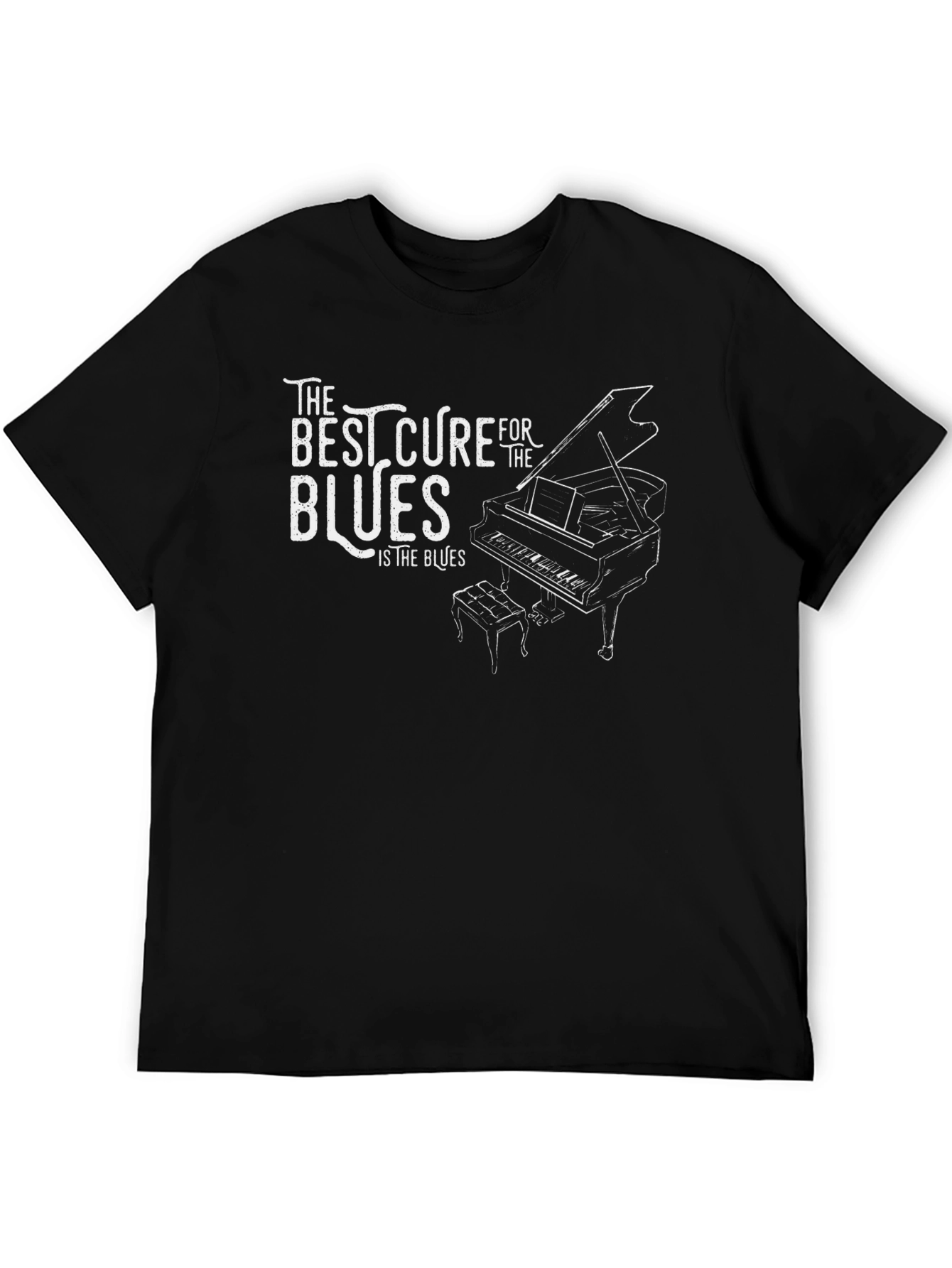 The Best Cure for the Blues Piano T-Shirt