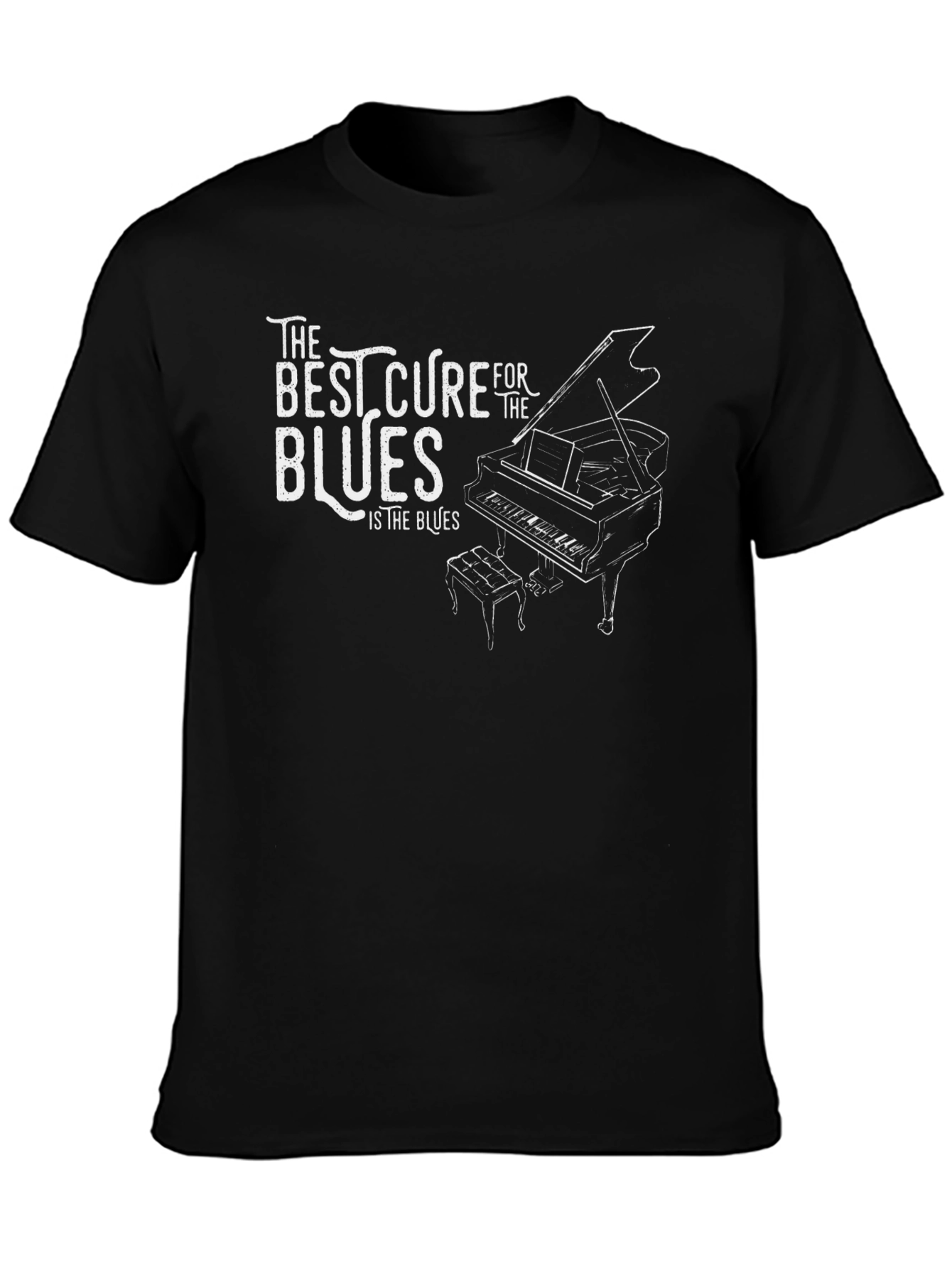 The Best Cure for the Blues Piano T-Shirt