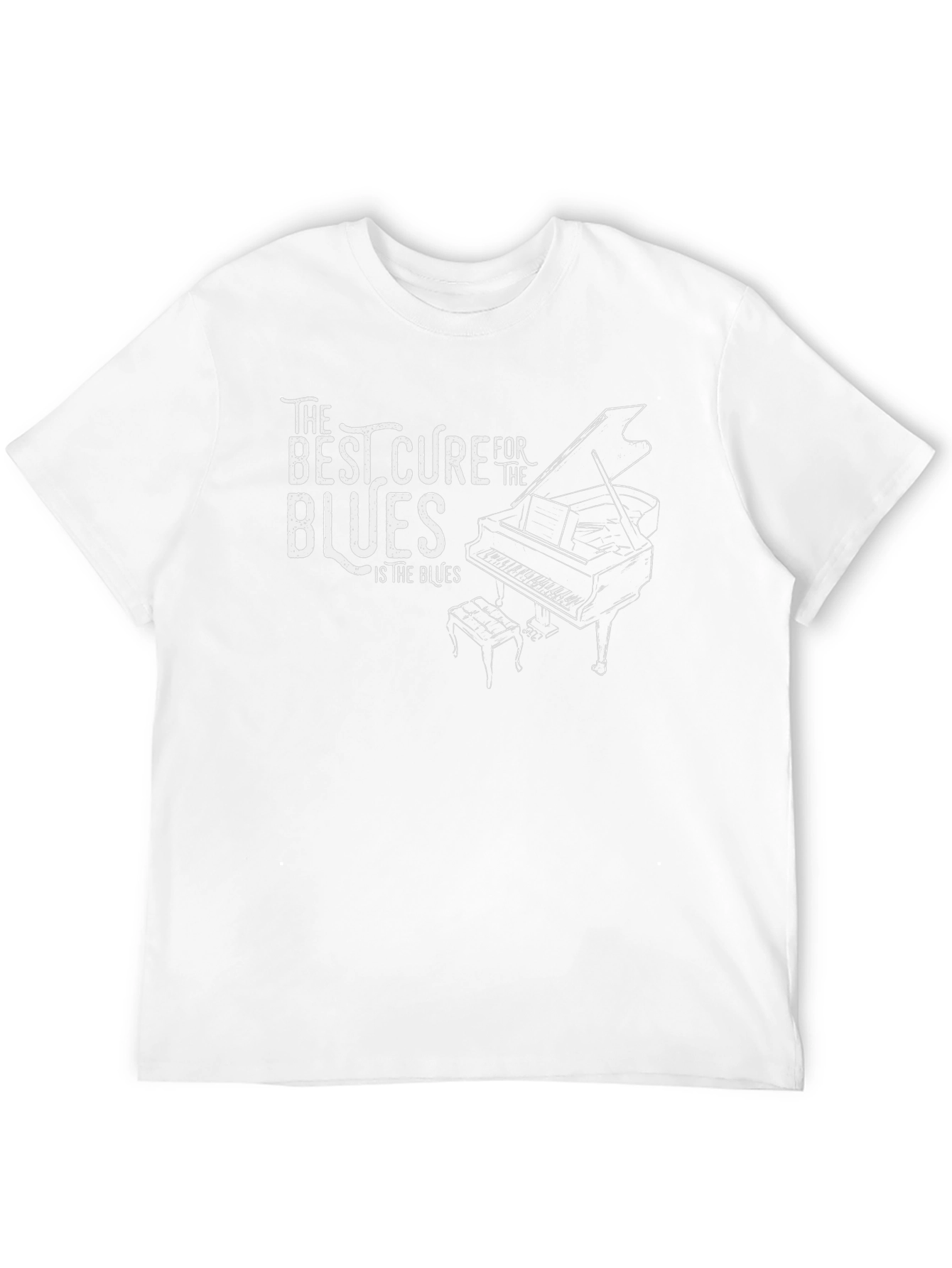 The Best Cure for the Blues Piano T-Shirt