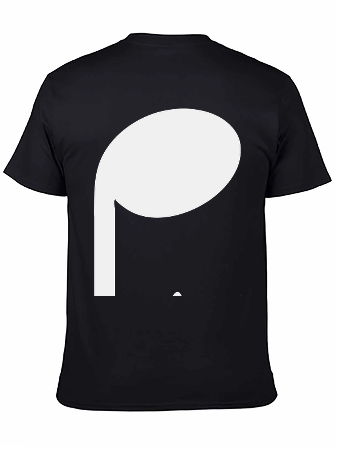 Modern Music Note T-Shirt - Black