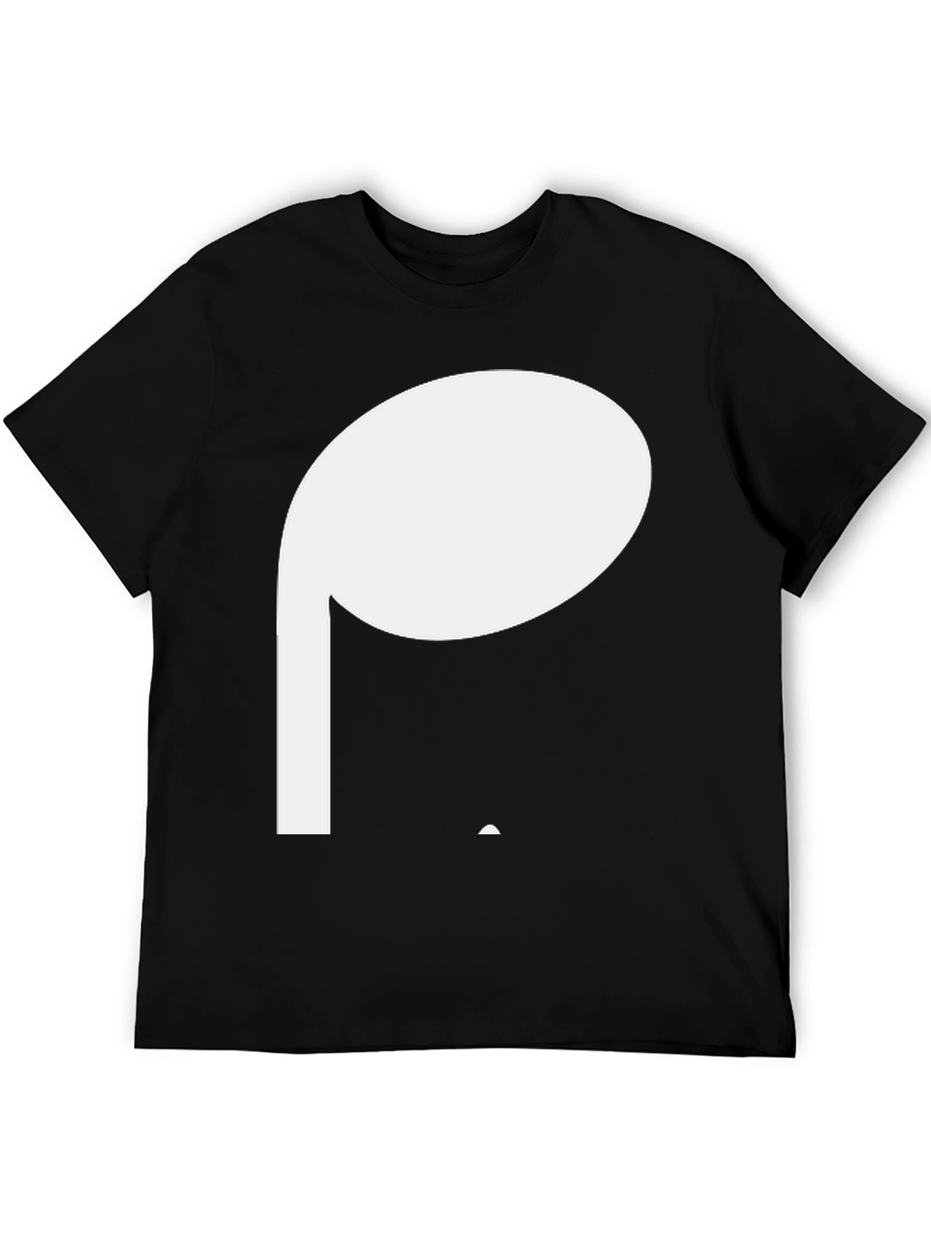 Modern Music Note T-Shirt - Black