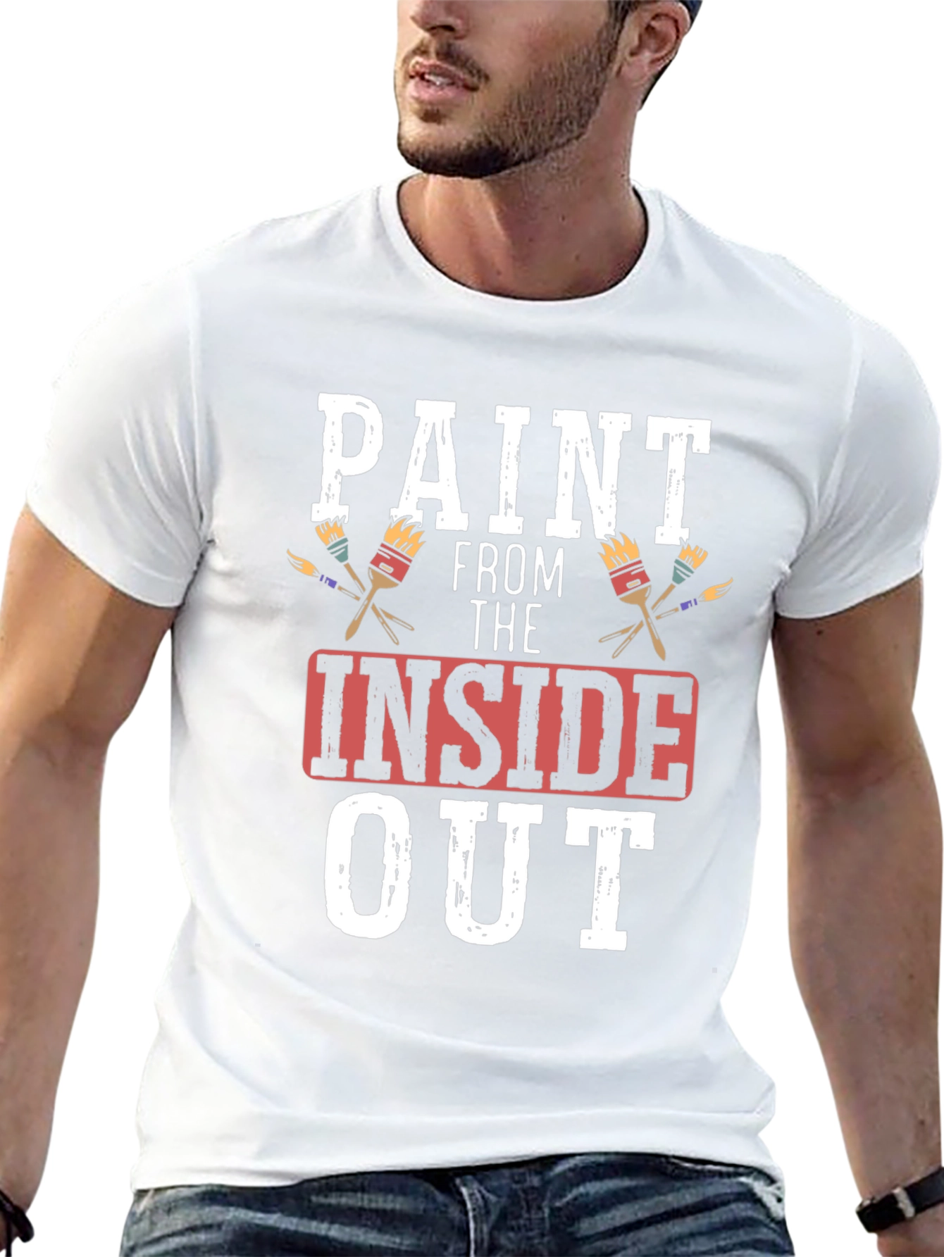 Paint From The Inside Out T-Shirt - Artistic Expression