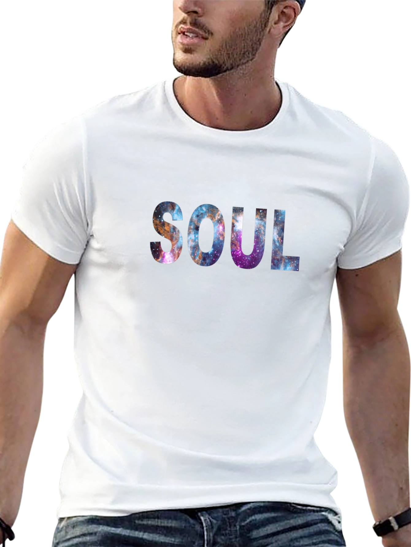 Galaxy Soul Graphic Tee - Unisex Black T-Shirt