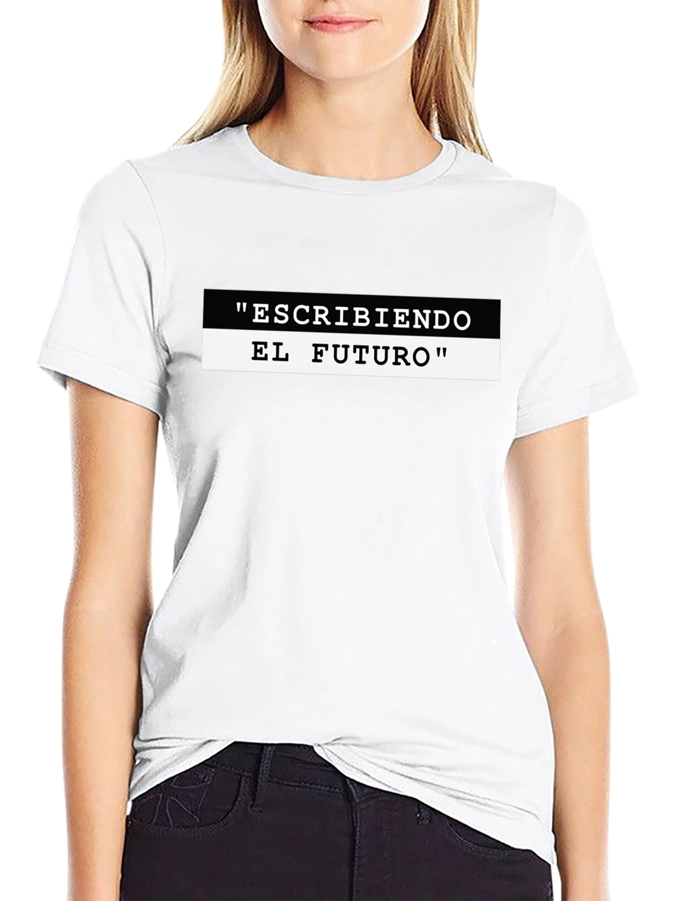 Escribiendo El Futuro Graphic T-Shirt - Black