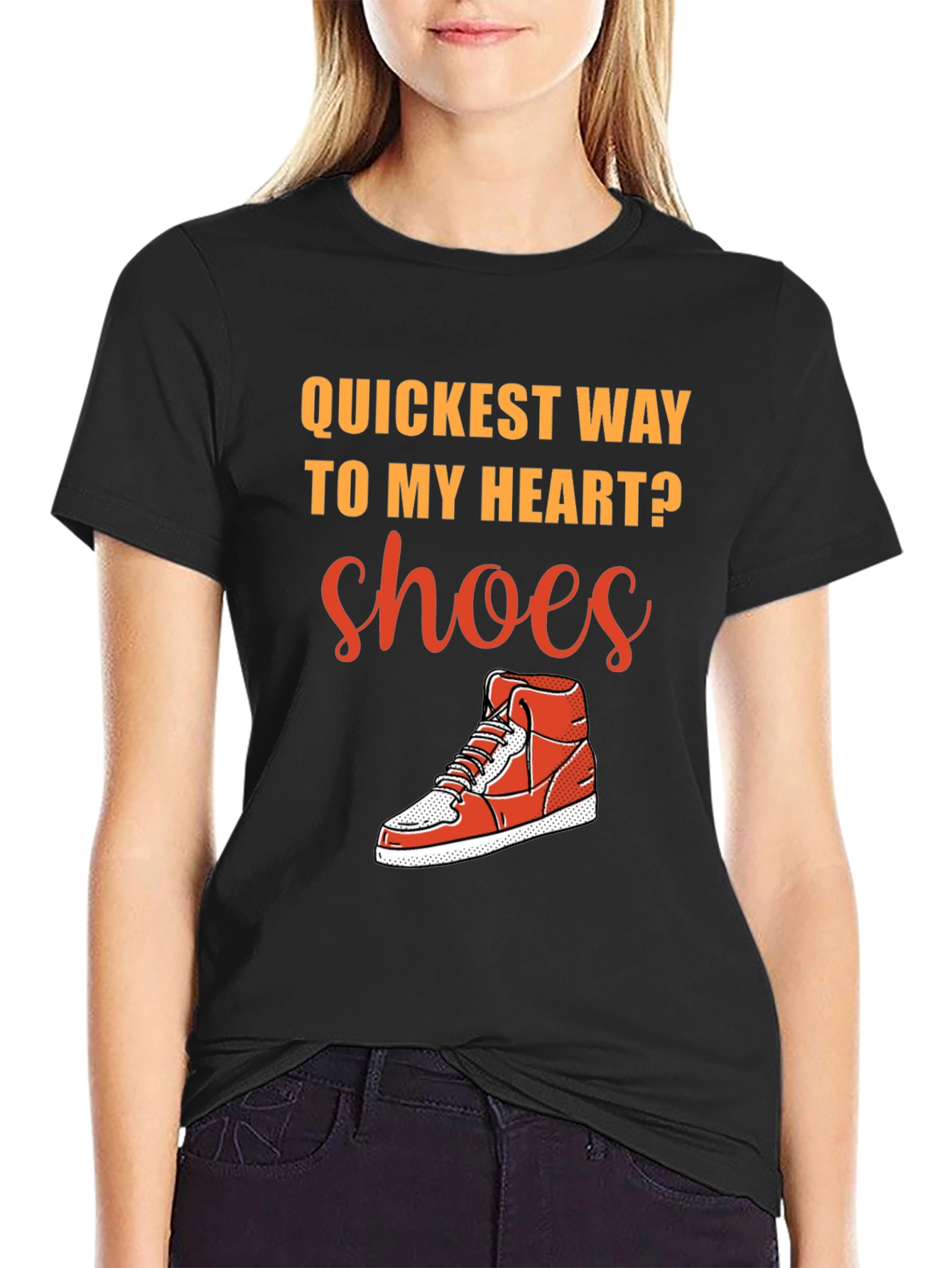 Quickest Way to My Heart? Shoes! Graphic T-Shirt