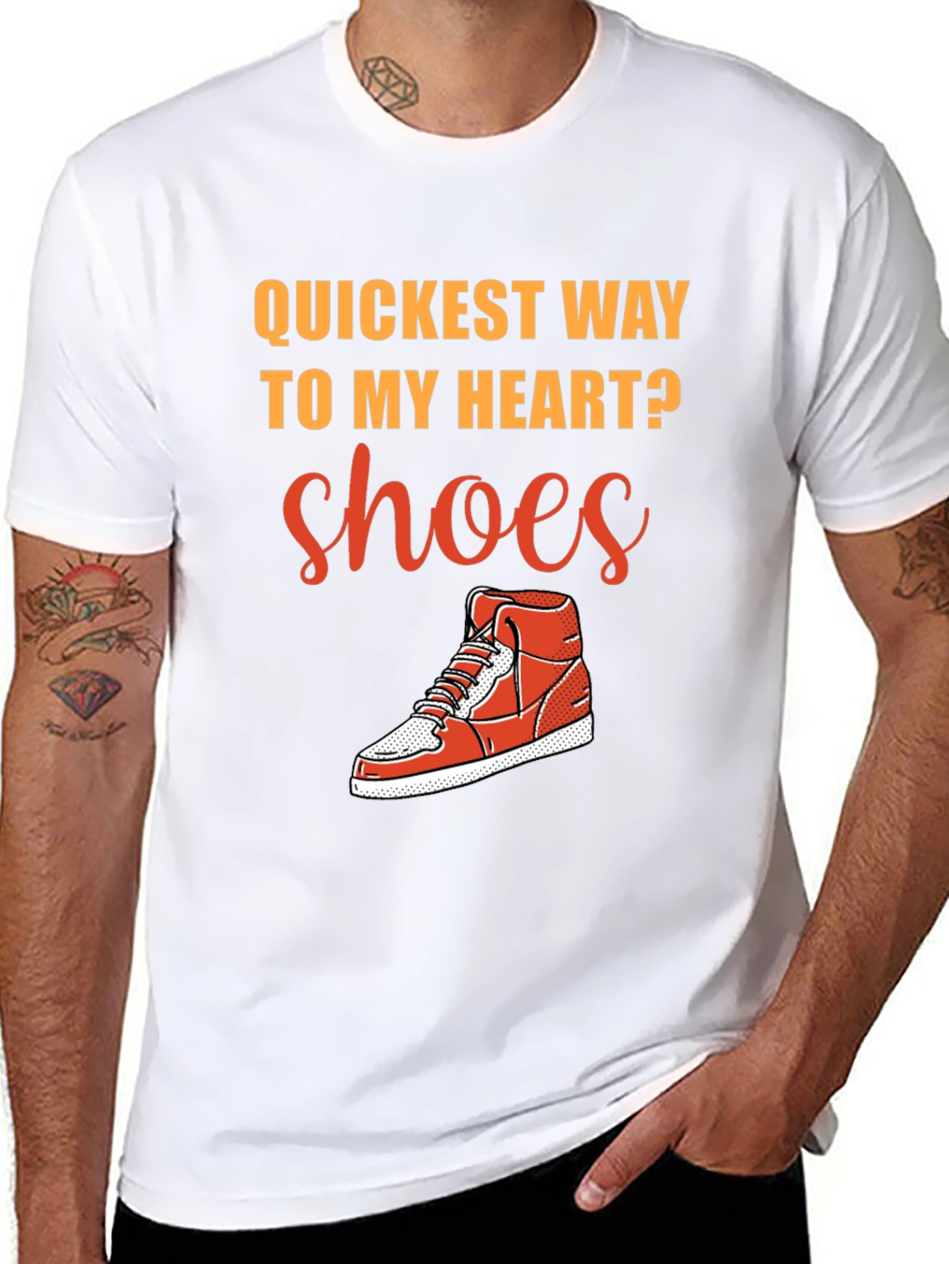 Quickest Way to My Heart? Shoes! Graphic T-Shirt