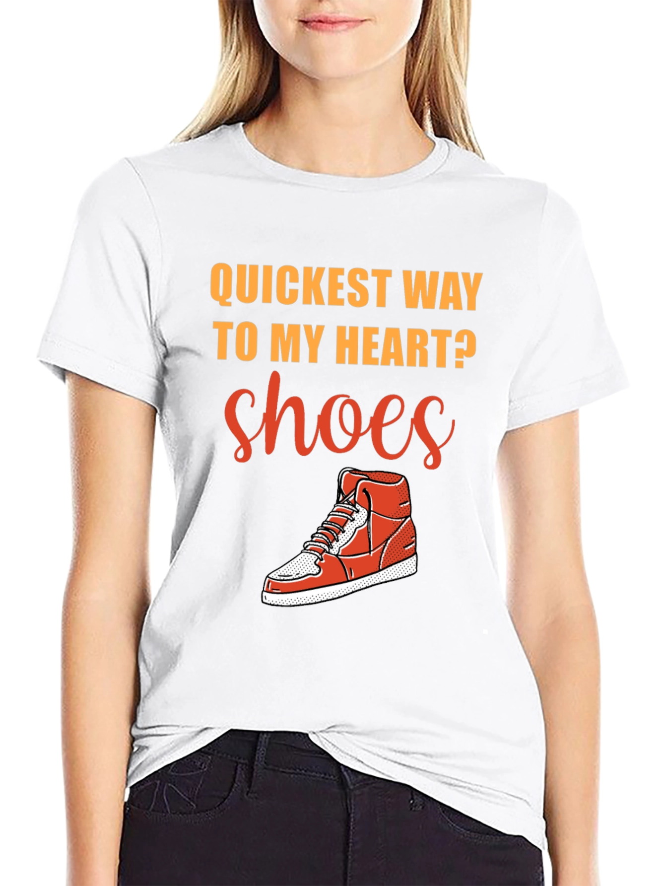Quickest Way to My Heart? Shoes! Graphic T-Shirt